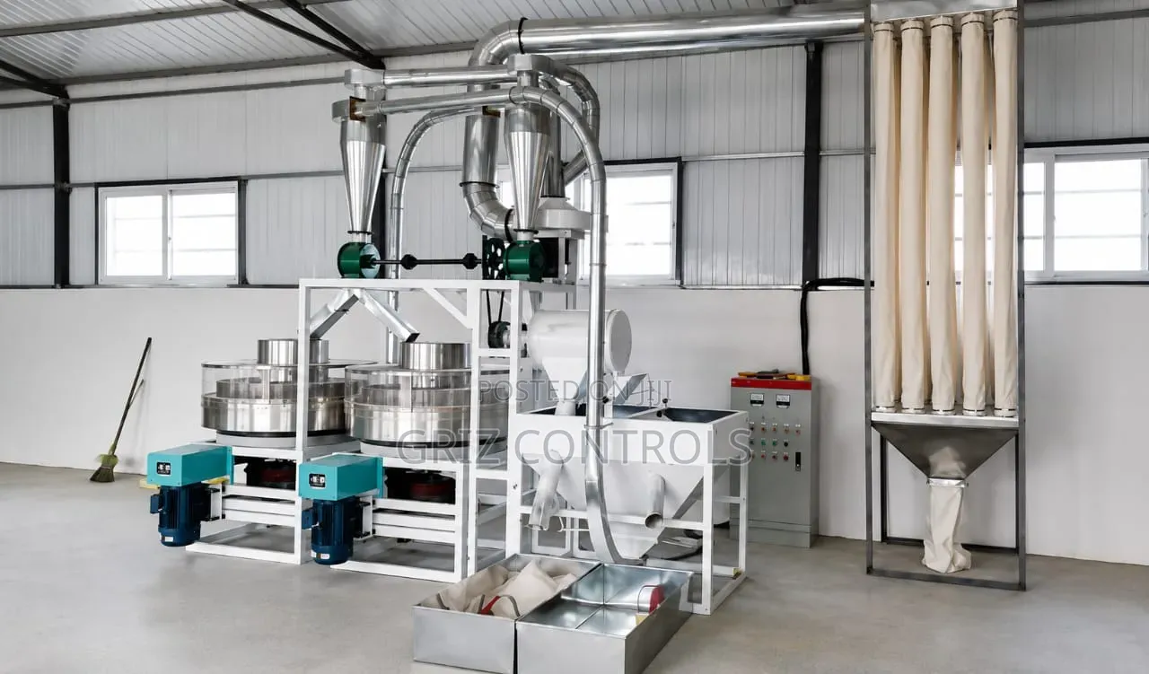 Griz Controls Stone Flour Milling Plant Setup and Installation