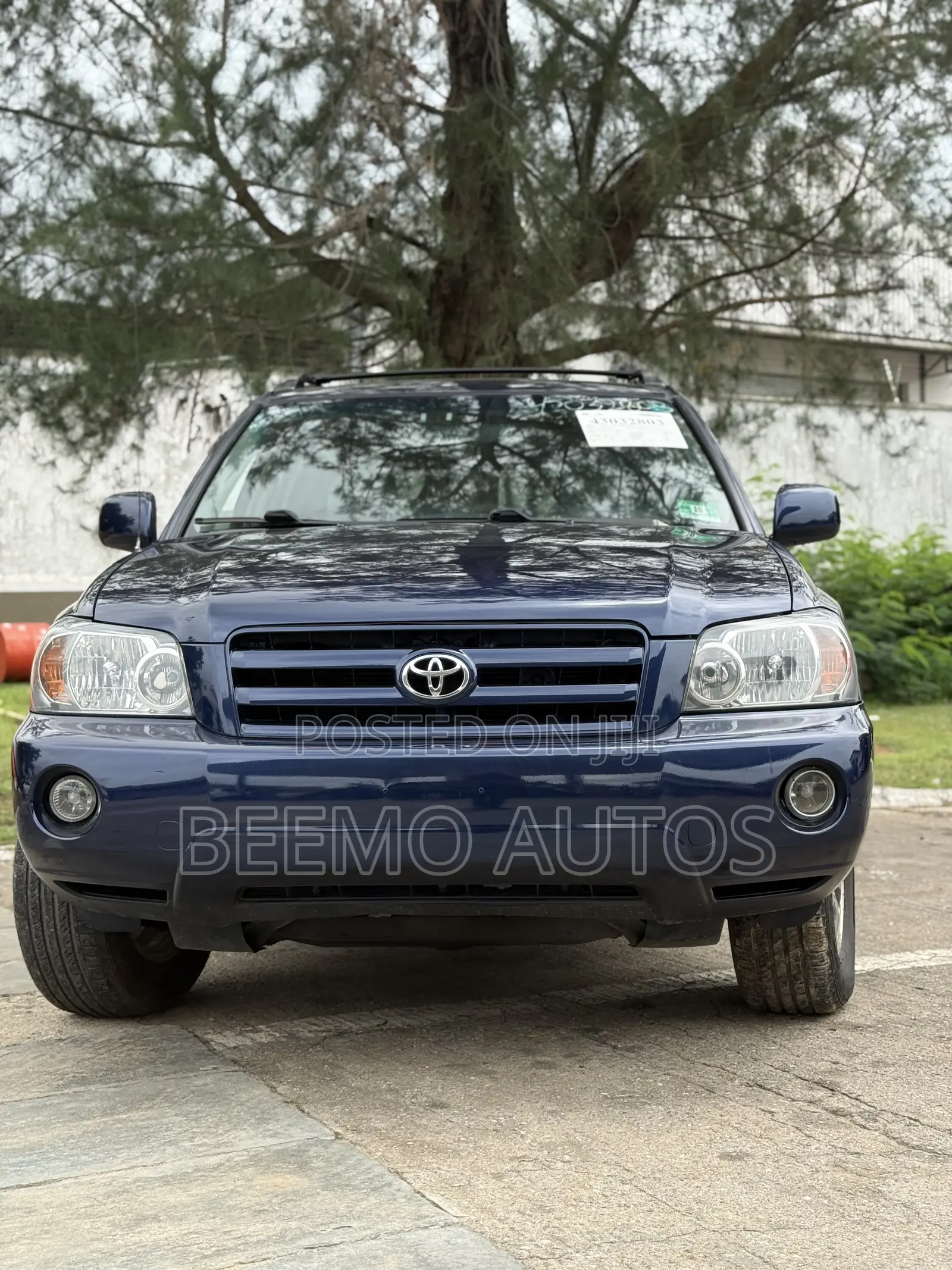 Toyota Highlander 2007 Blue