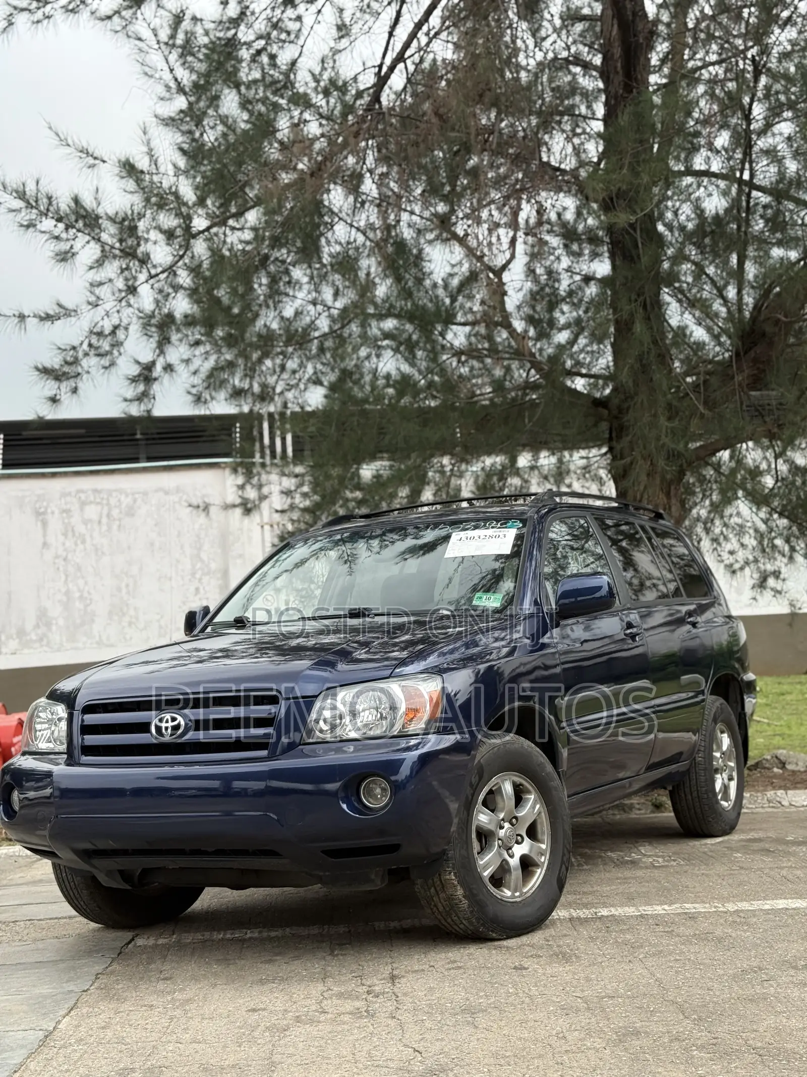Toyota Highlander 2007 Blue