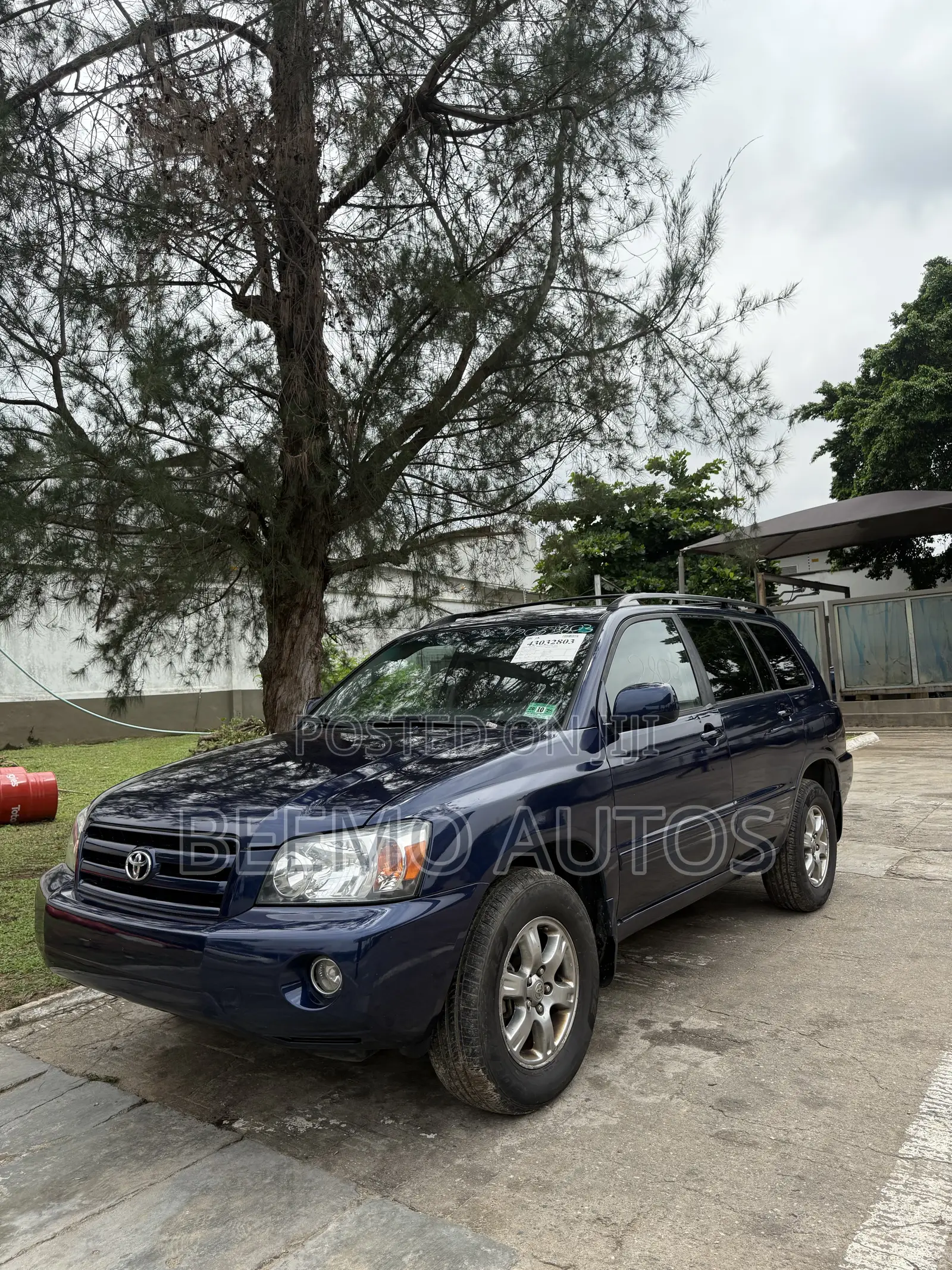 Toyota Highlander 2007 Blue