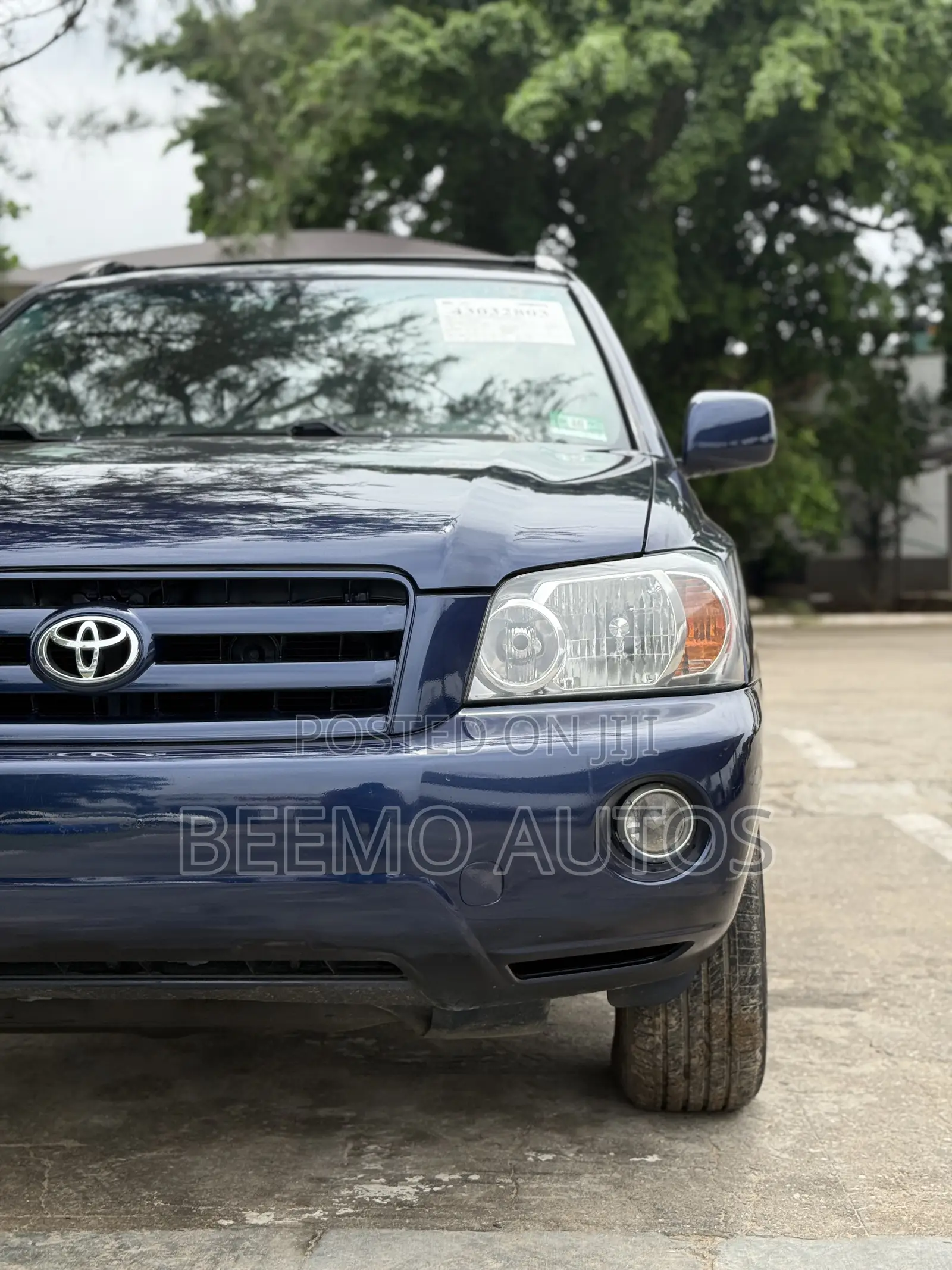 Toyota Highlander 2007 Blue