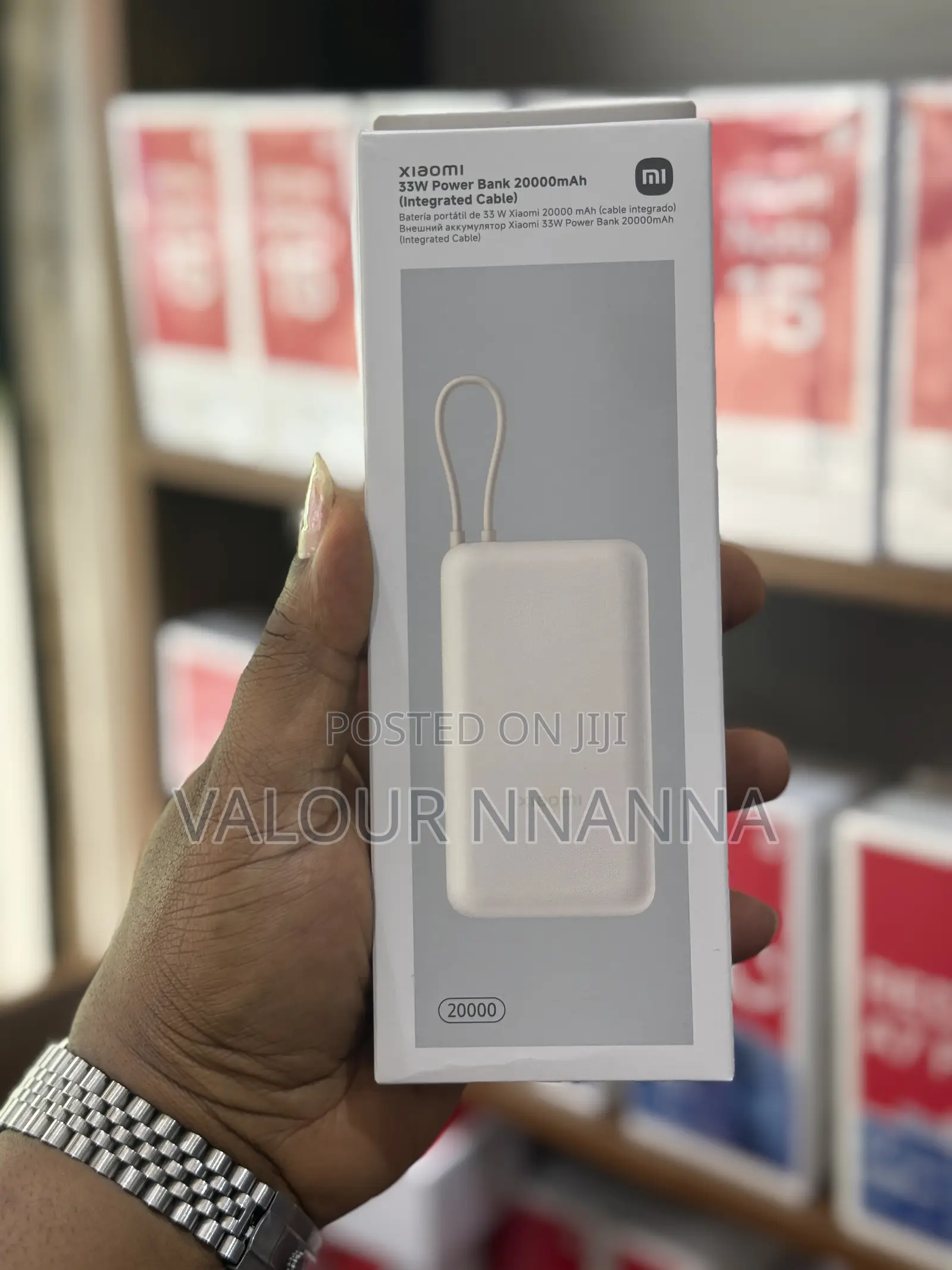Xiaomi 33w Power Bank 20000mah ( Integrated Cable)