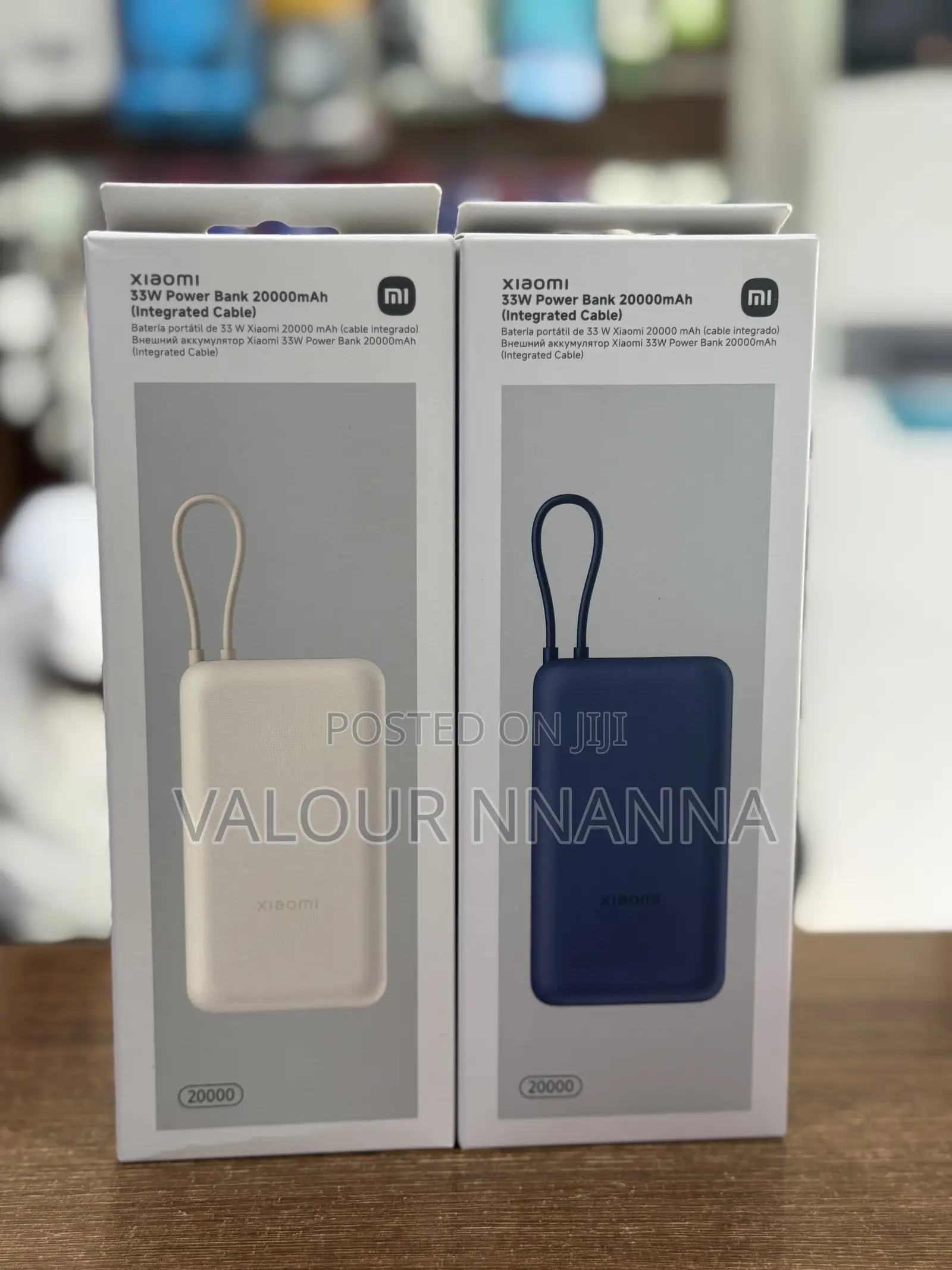 Xiaomi 33w Power Bank 20000mah ( Integrated Cable)
