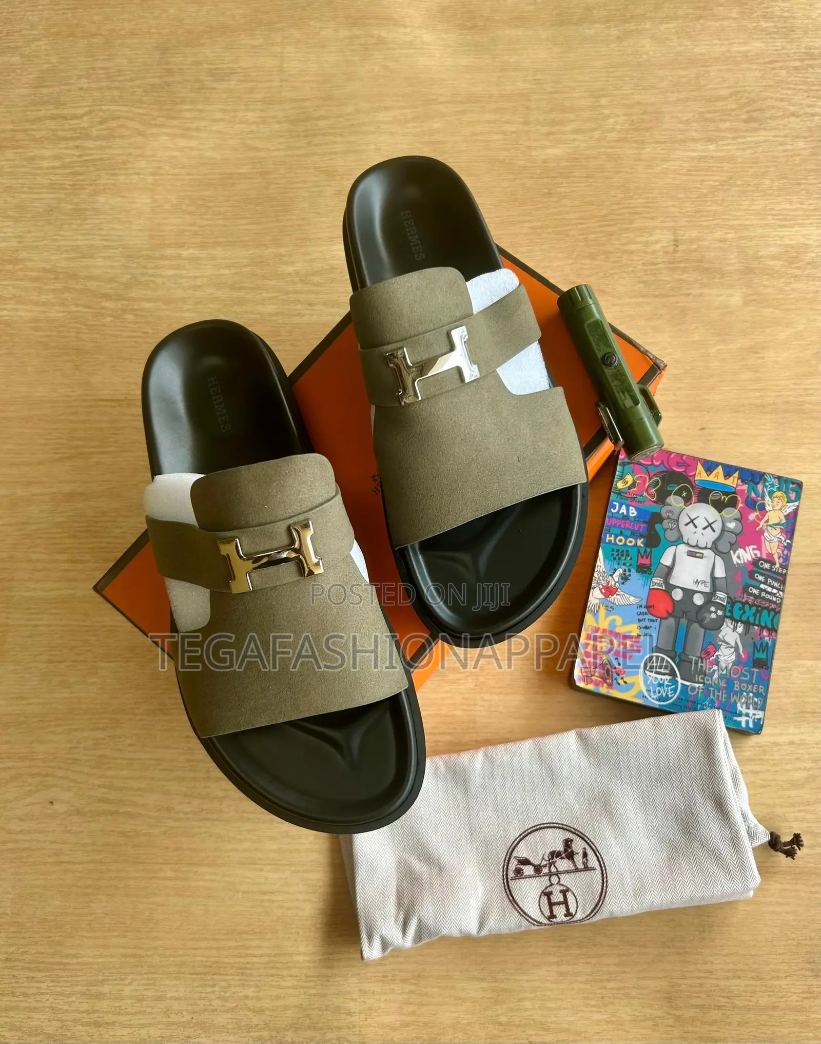 Hermès-Paris -Quality Leather Slide