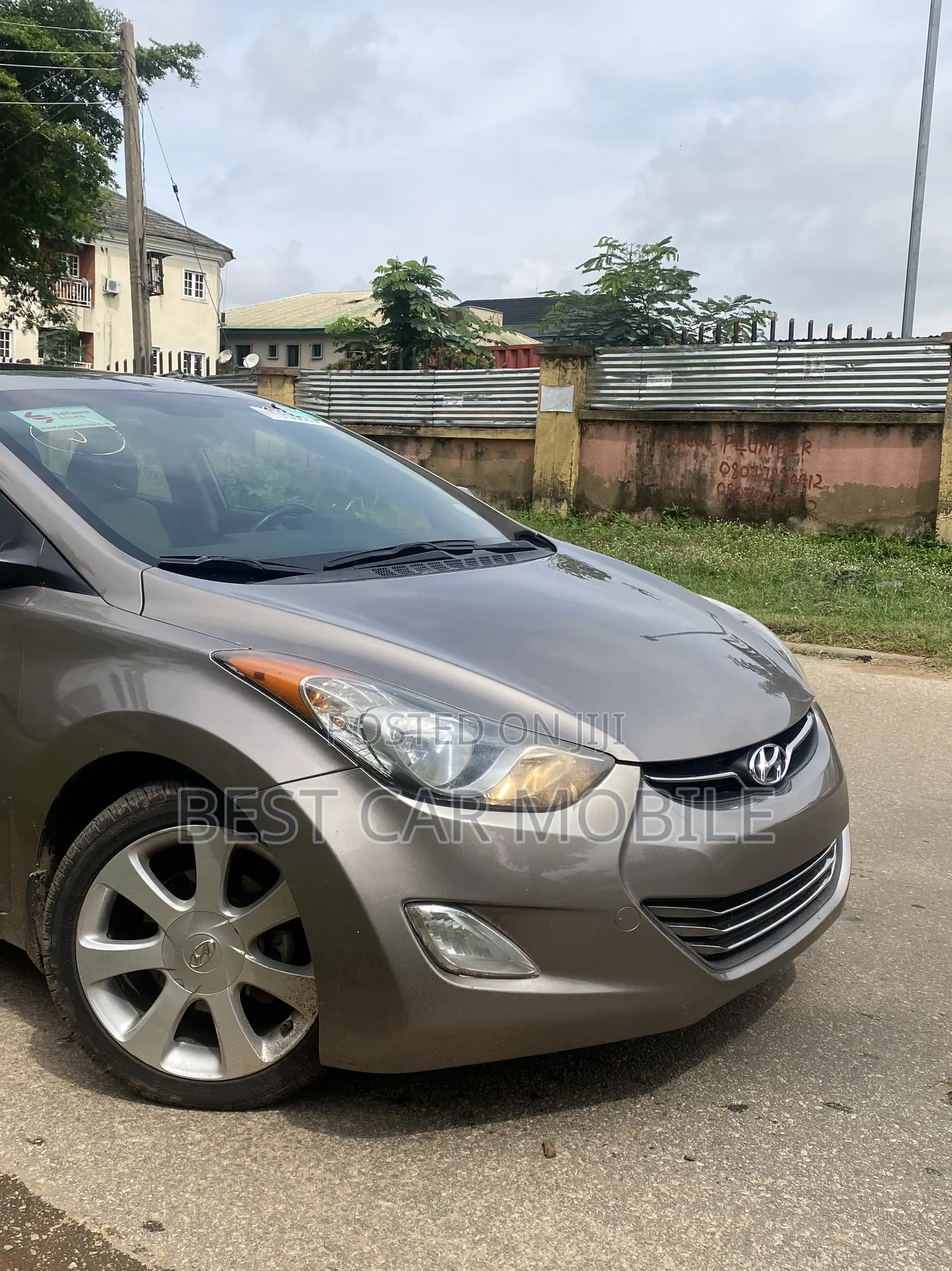 Hyundai Elantra Limited 4dr Sedan (1.8L 4cyl 6A) 2014 Brown