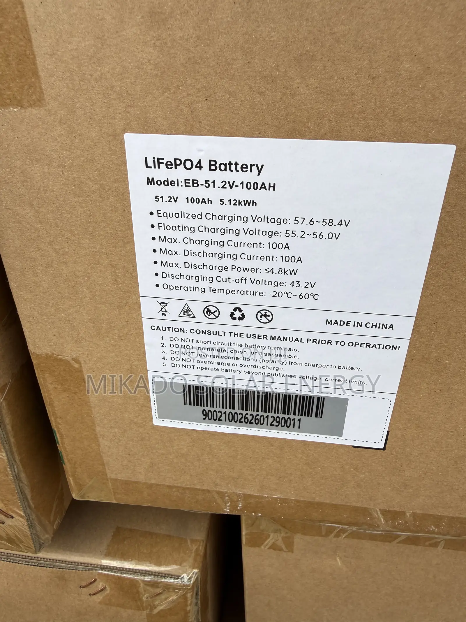 Sumry 5kwh Lithium Battery 48v | Long-Life Solar Storage Battery