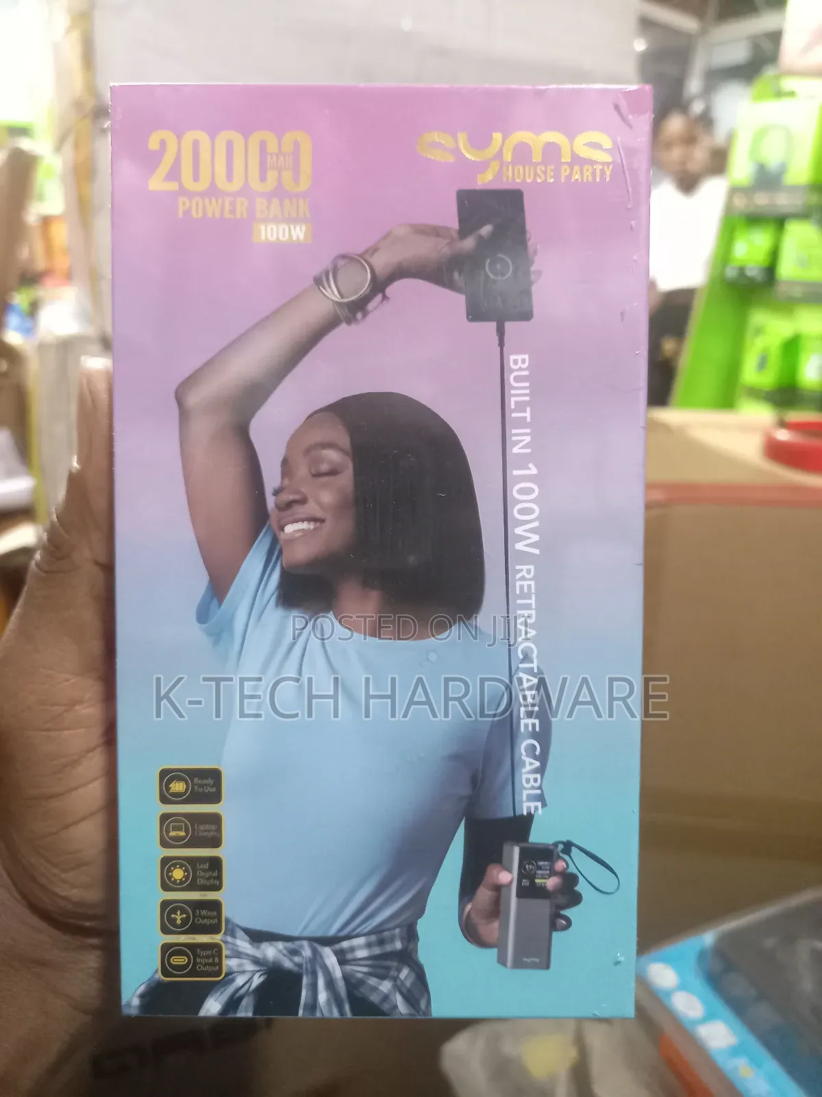 100watts Mol Syms House Party 20000mah Laptop Powerbank