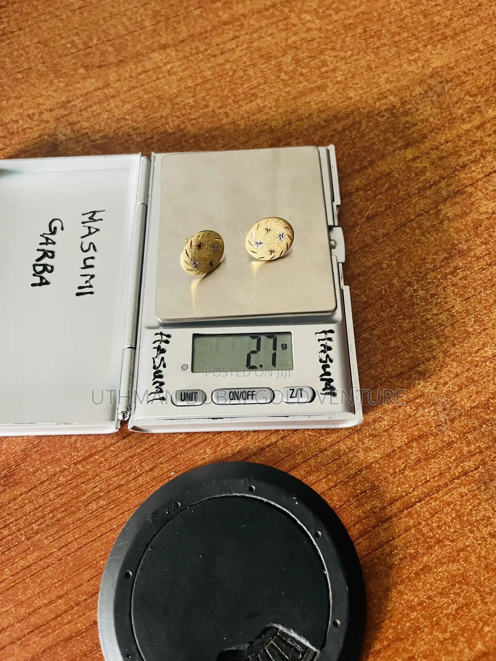 Brand New Dubai Gold Earrings