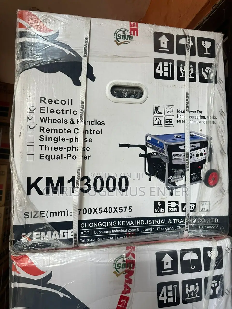 Kemage Generator 10.5kva Km13000