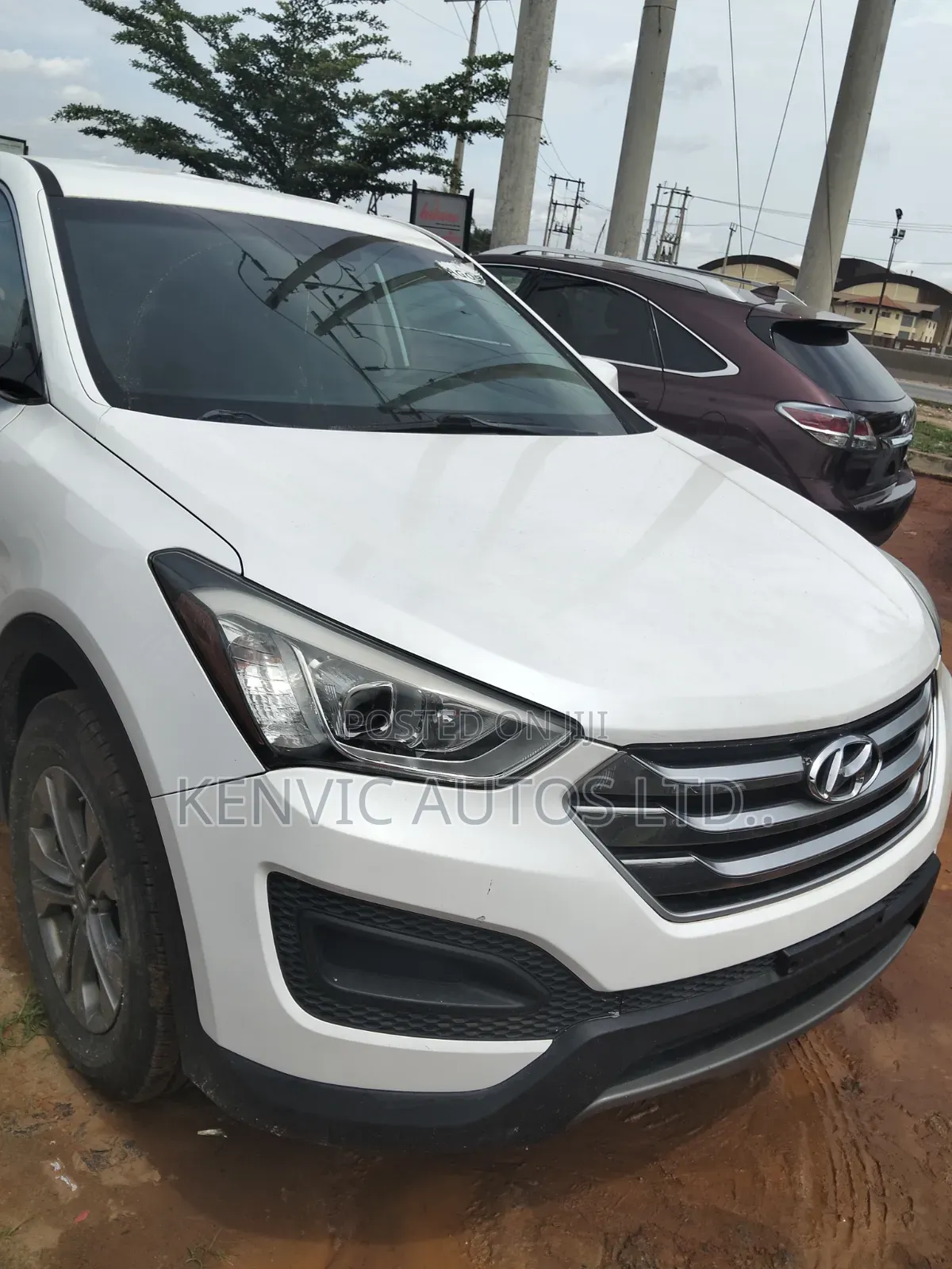 Hyundai Santa Fe 2015 White