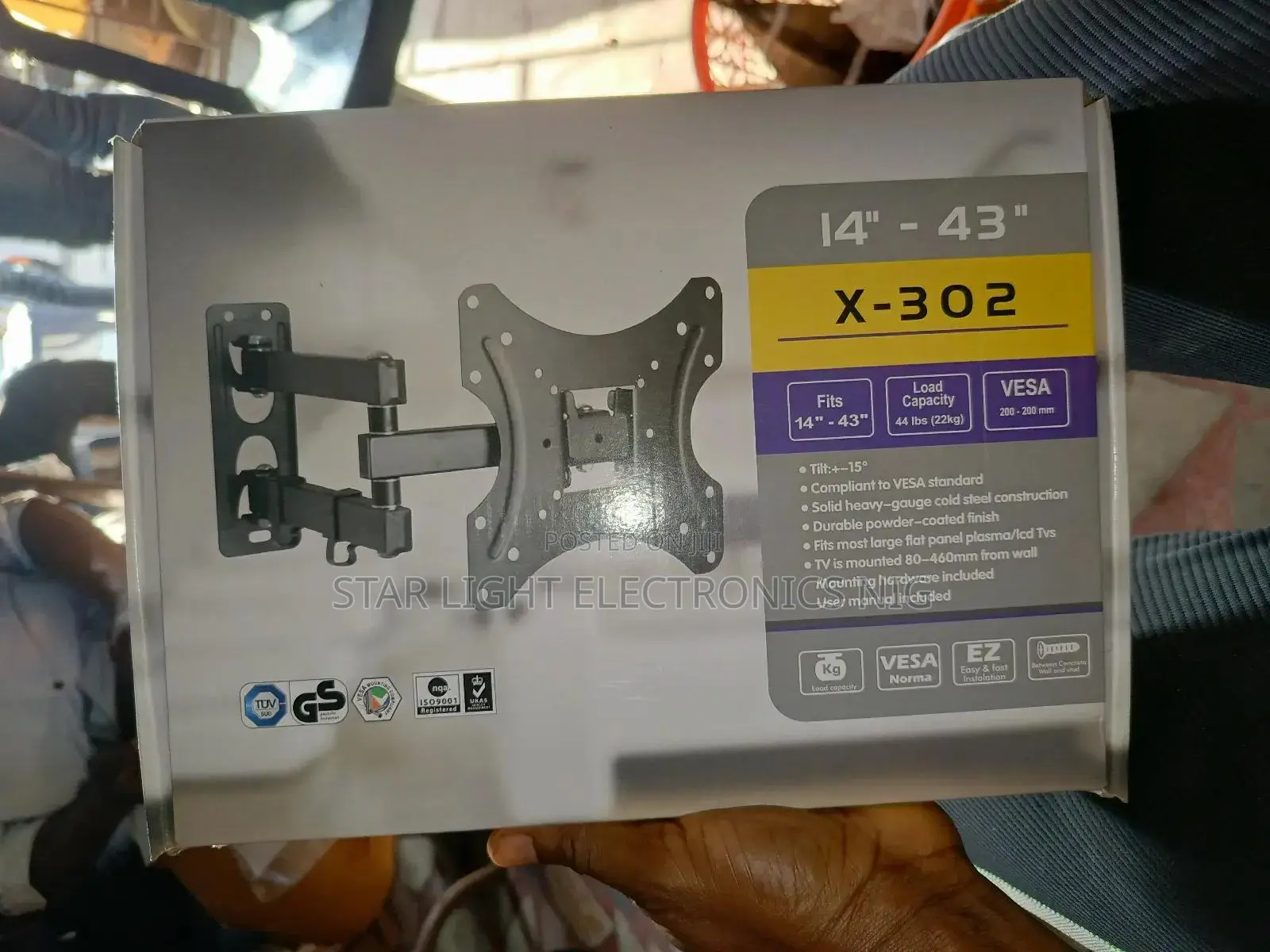Tv Wall Hanger Adjustable 180 Degrees