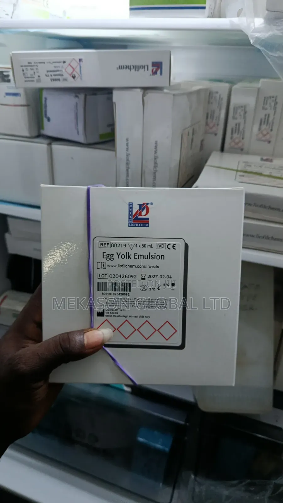 Egg Yolk Emulsion Liofilchem Brand