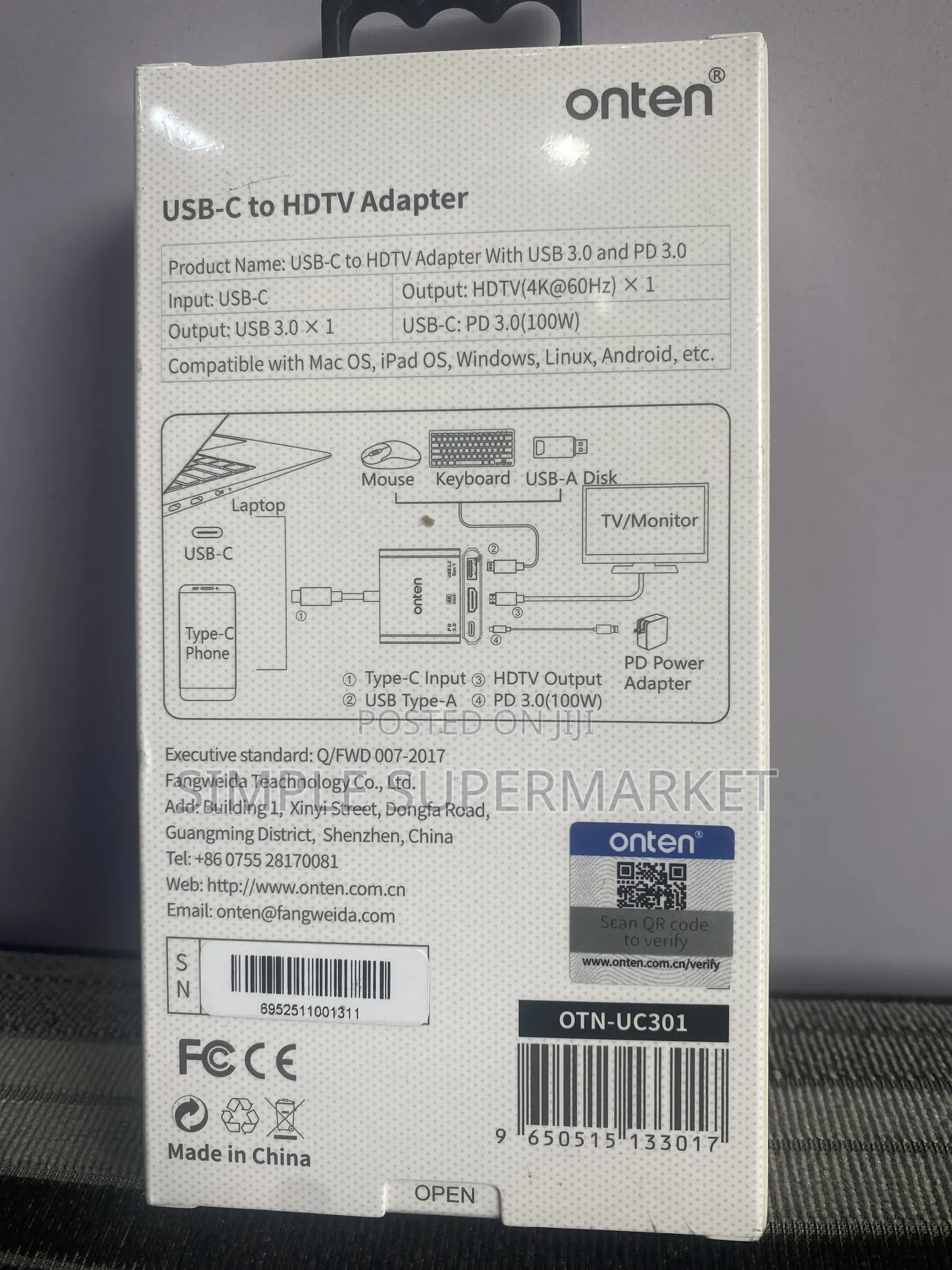 Usb -C to Hdmi Adapter 5 Years Warranty