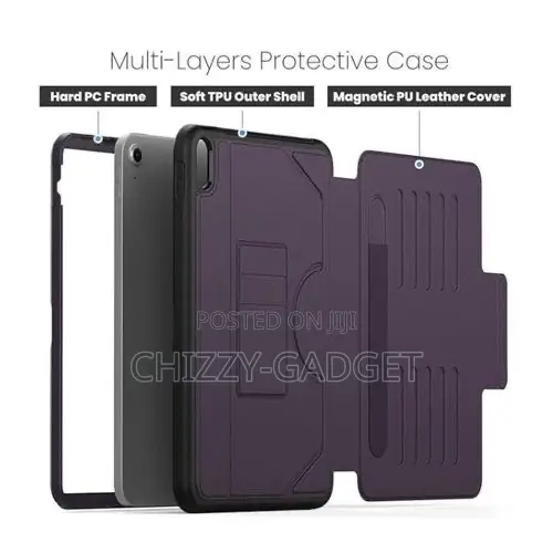 iPad 10th Gen and 11th Generation A16 2025 Shock Proof Case Pu Leather