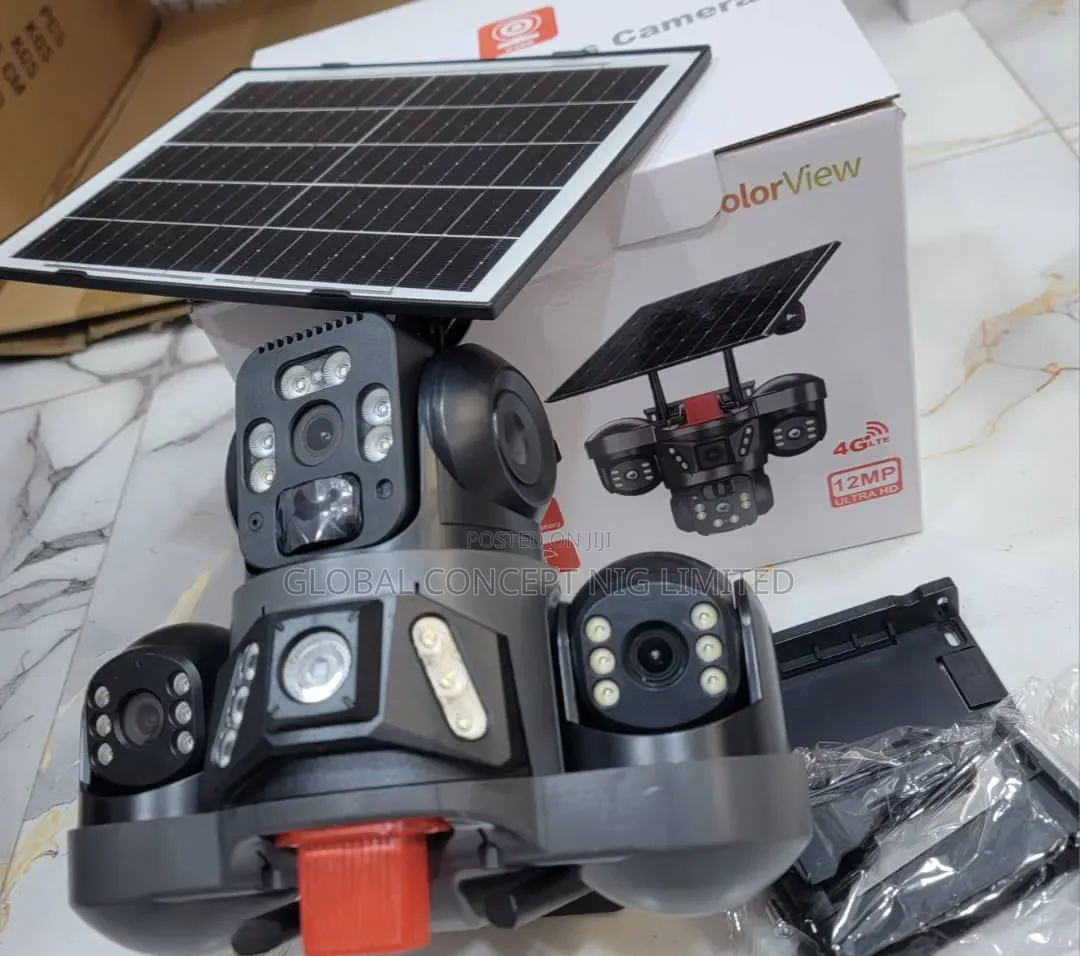 Altomatic Rotating Smart Solar Triple Lens Camera