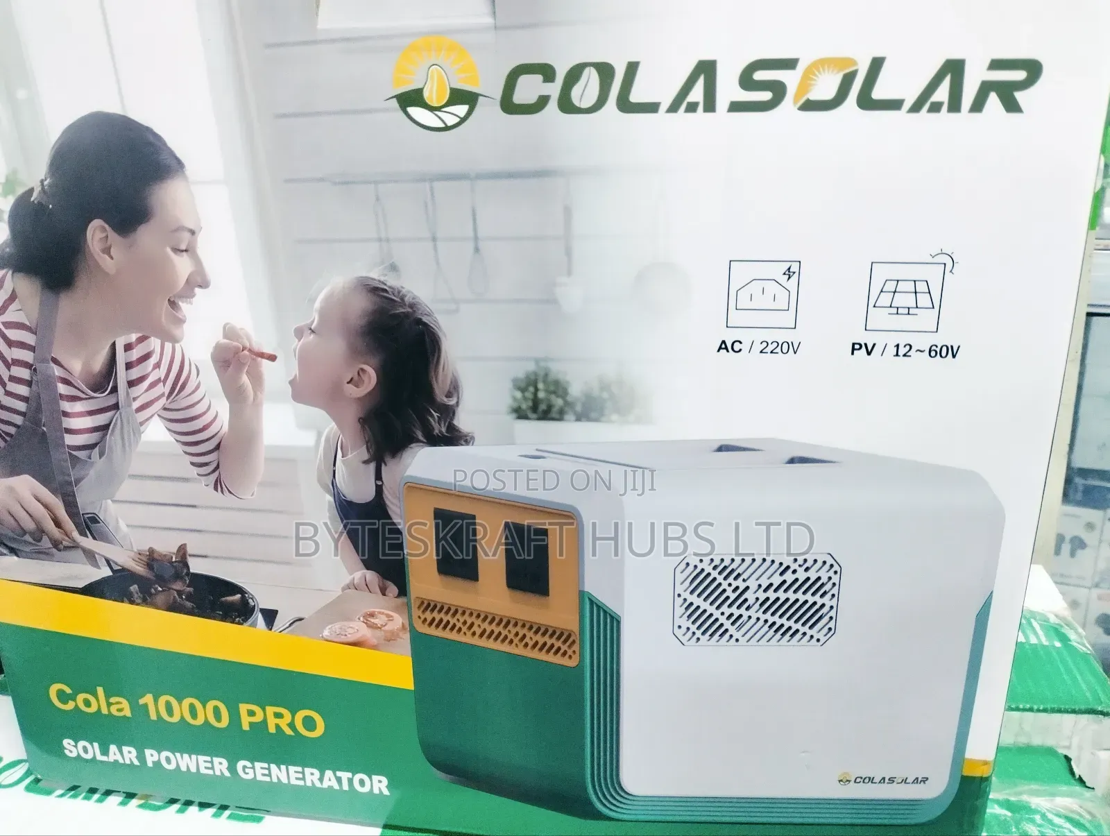 Cola 1000 Pro Solar Power Generator