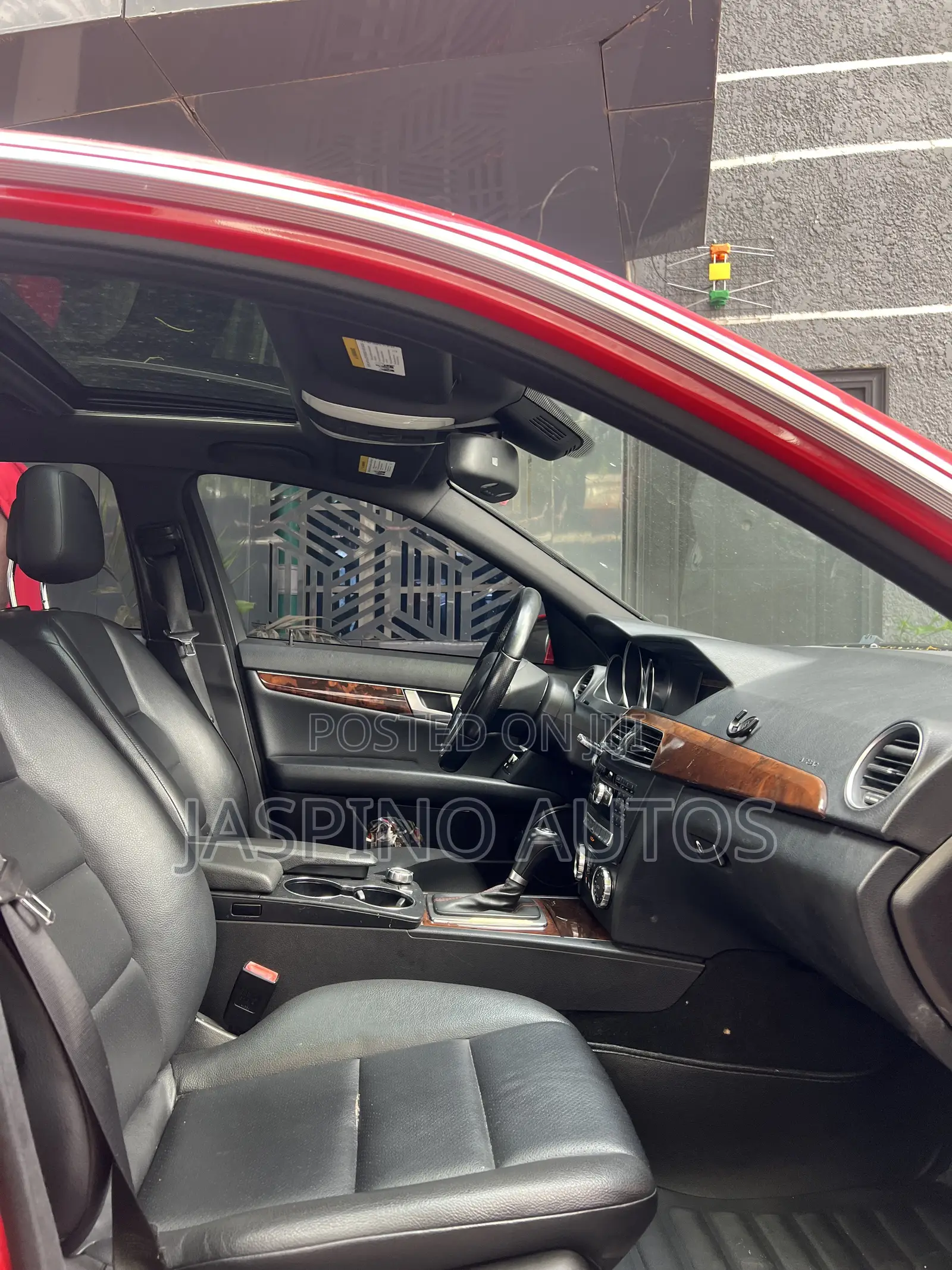 Mercedes-Benz C300 2012 Red