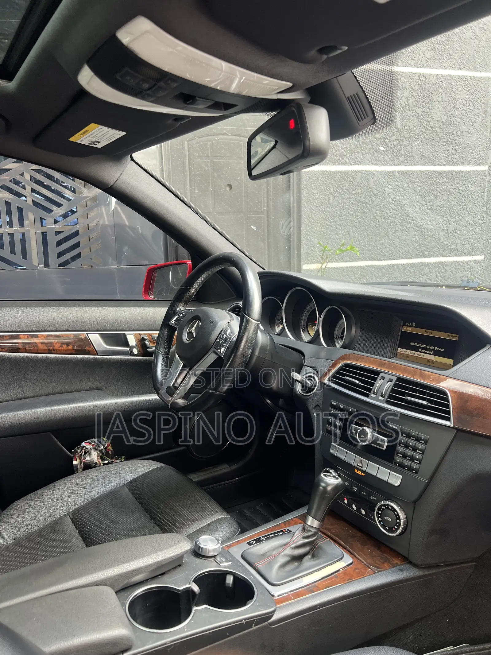 Mercedes-Benz C300 2012 Red