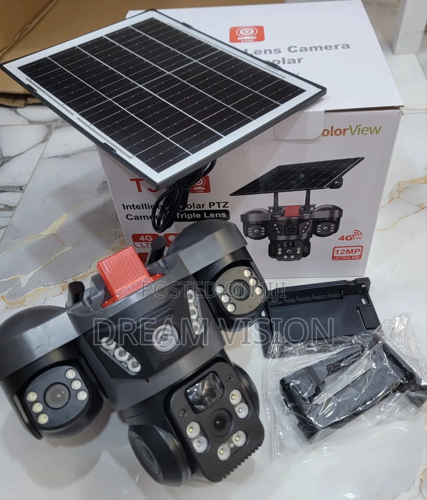 Triple Lens Solar Smart Camera
