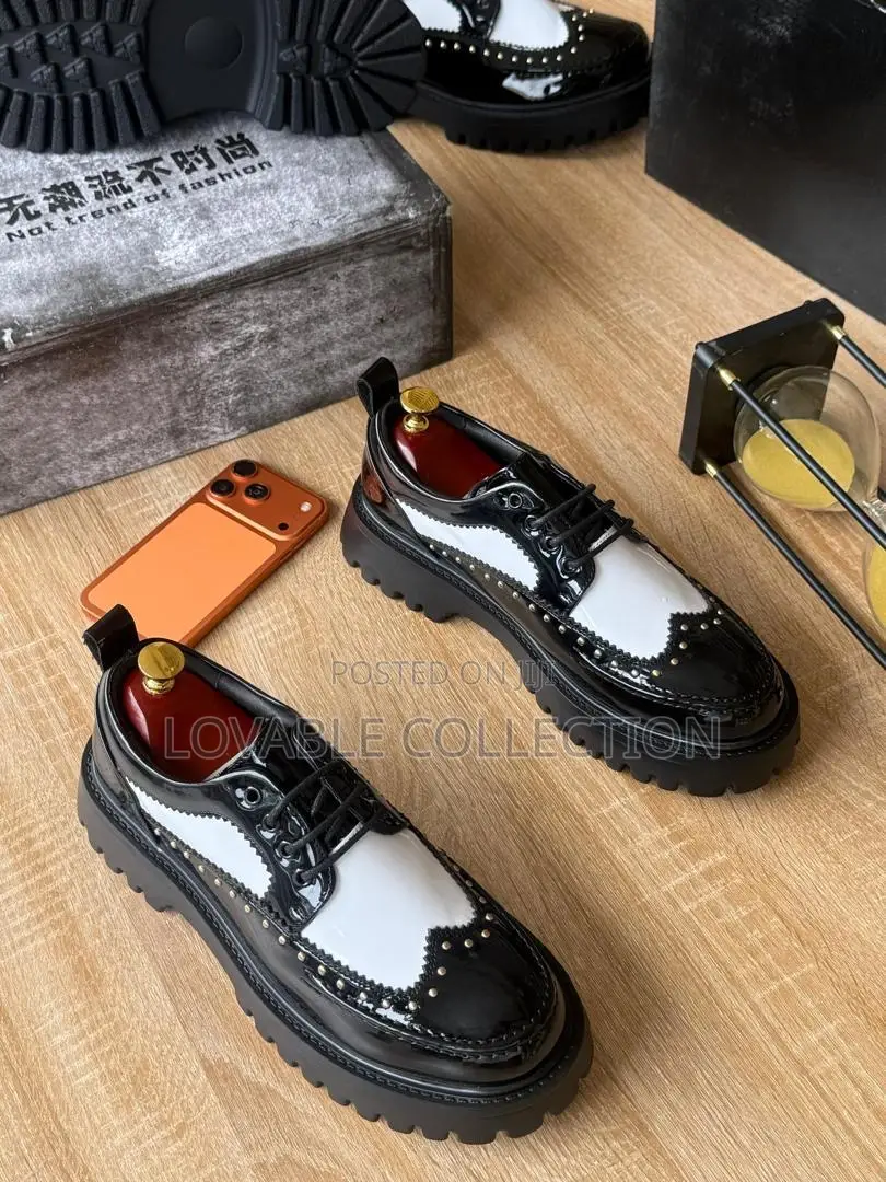 FDCP Premium Patent Leather Chunky Loafers