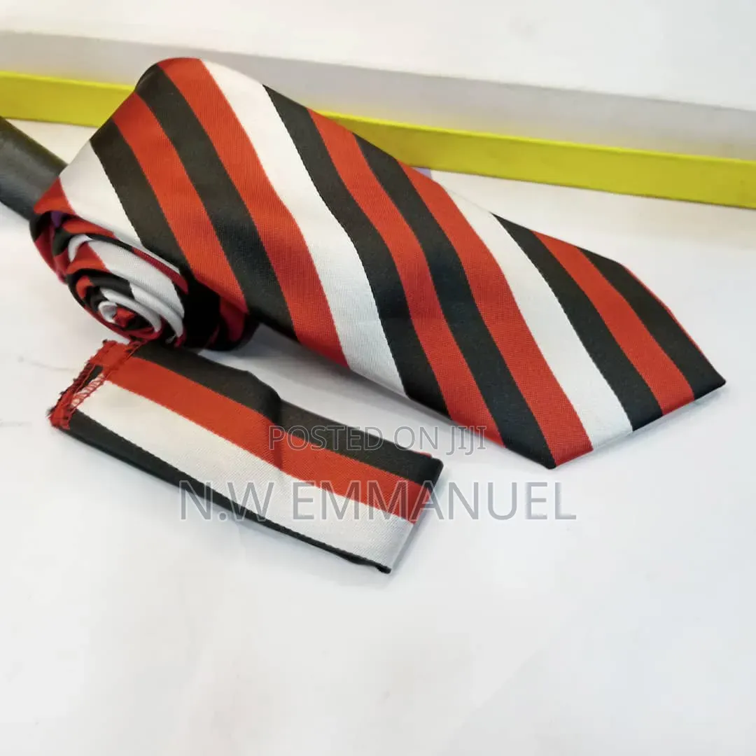 Premium Quality Men’S Tie With Pocket Square – Elegant Stylish