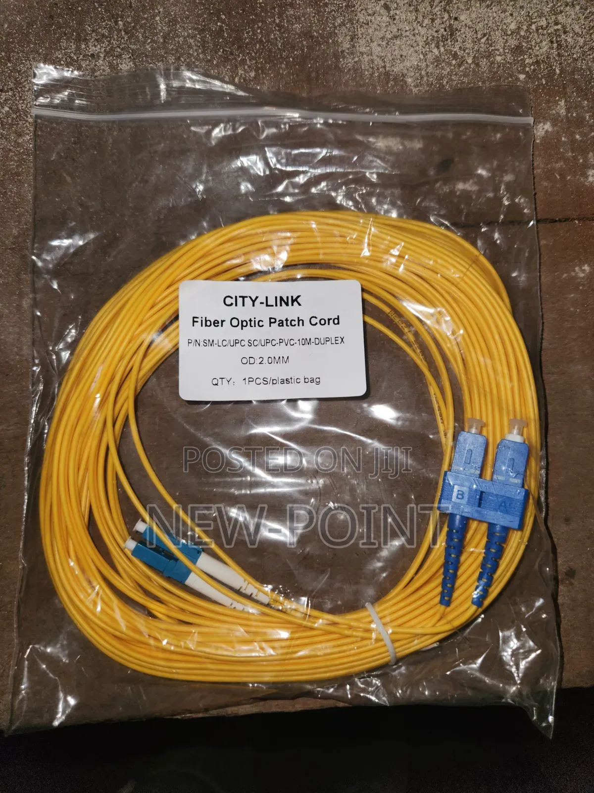 10m Lc-Sc Fiber Optic Patch Cord Duplex Single Mode Upc High-Speed