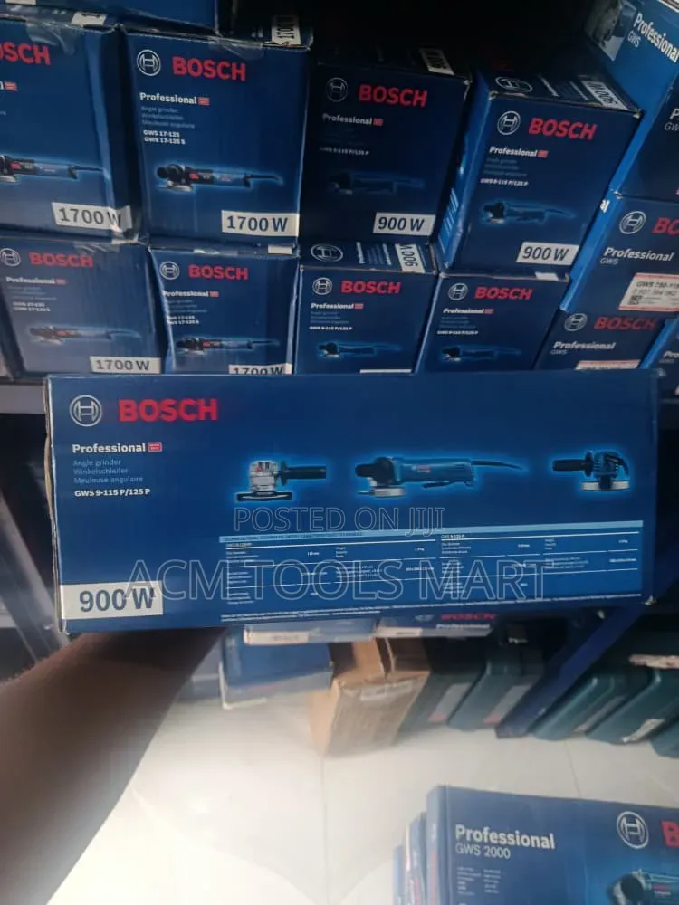 Bosch GWS 9-115 P Angle Grinder 900w 41⁄2" Heavy Duty Cutting Gridin