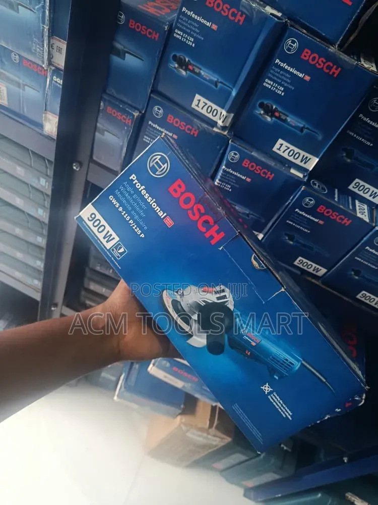 Bosch GWS 9-115 P Angle Grinder 900w 41⁄2" Heavy Duty Cutting Gridin