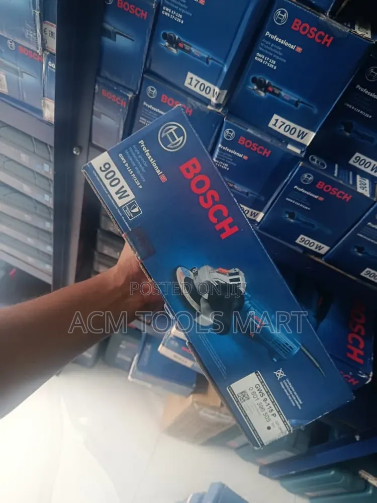 Bosch GWS 9-115 P Angle Grinder 900w 41⁄2" Heavy Duty Cutting Gridin