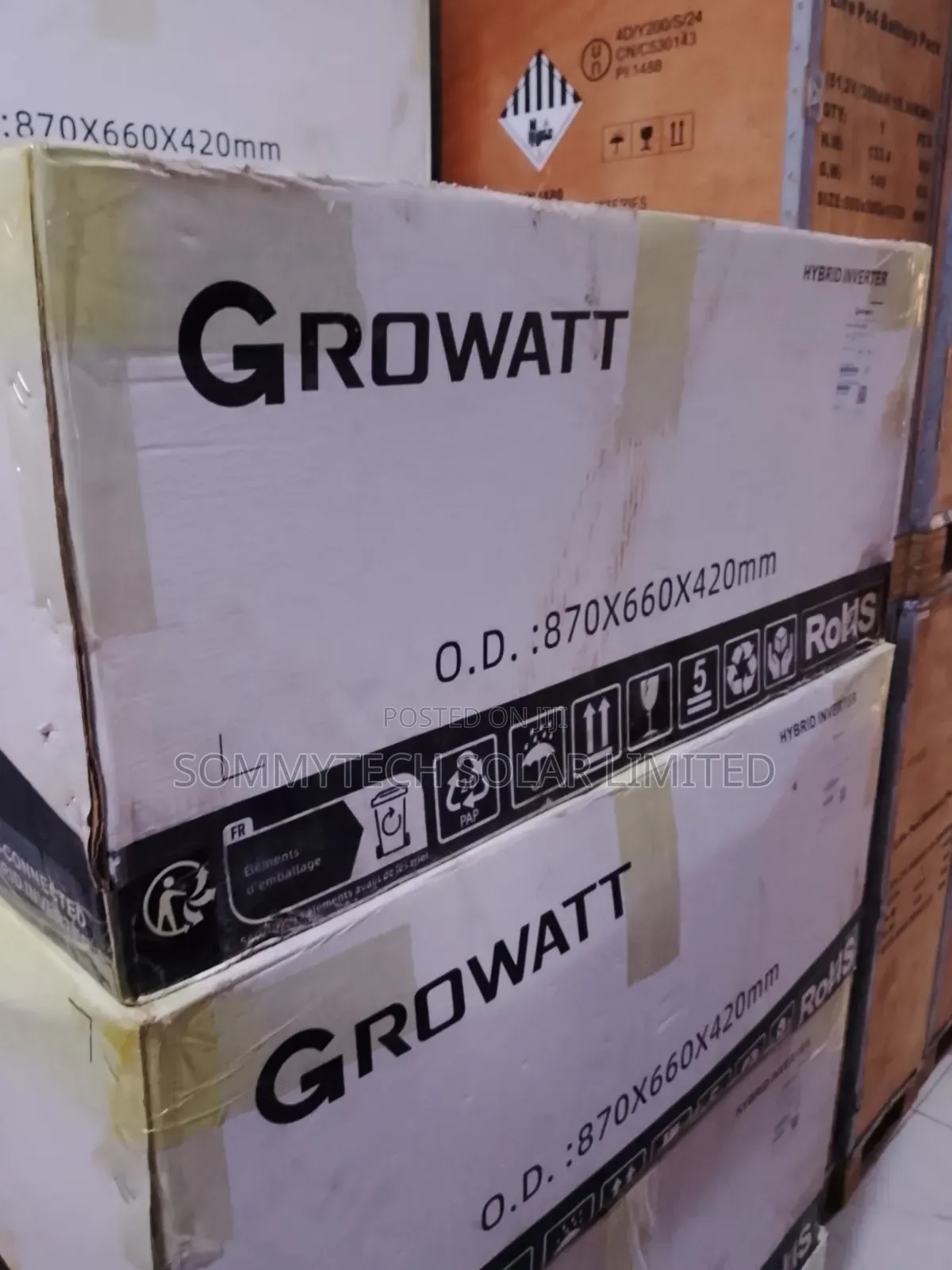 25kva _3phase Growatt Hybrid Inverter