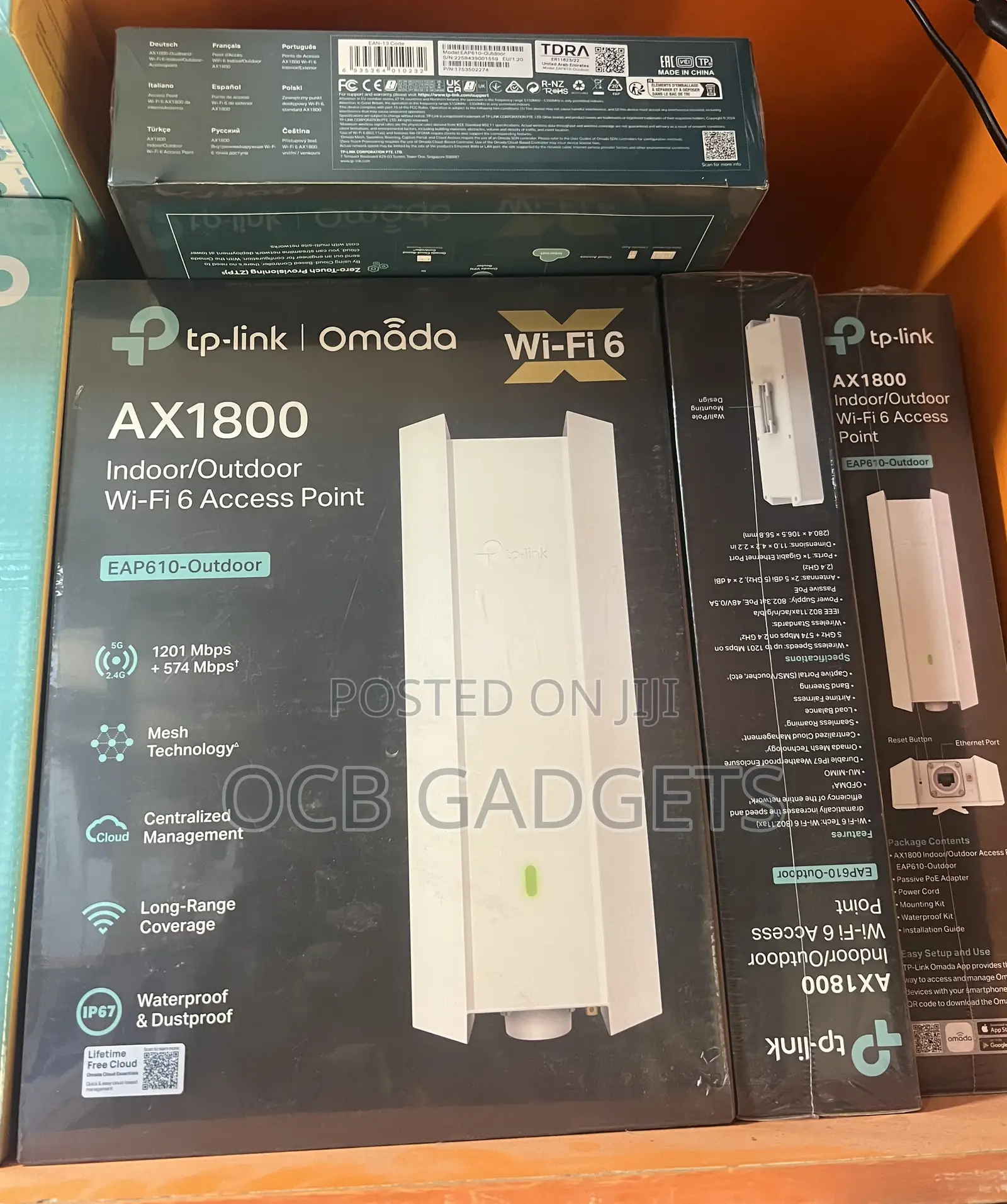 Tplink Omada Ax1800 Eap610 Outdoor Access Point