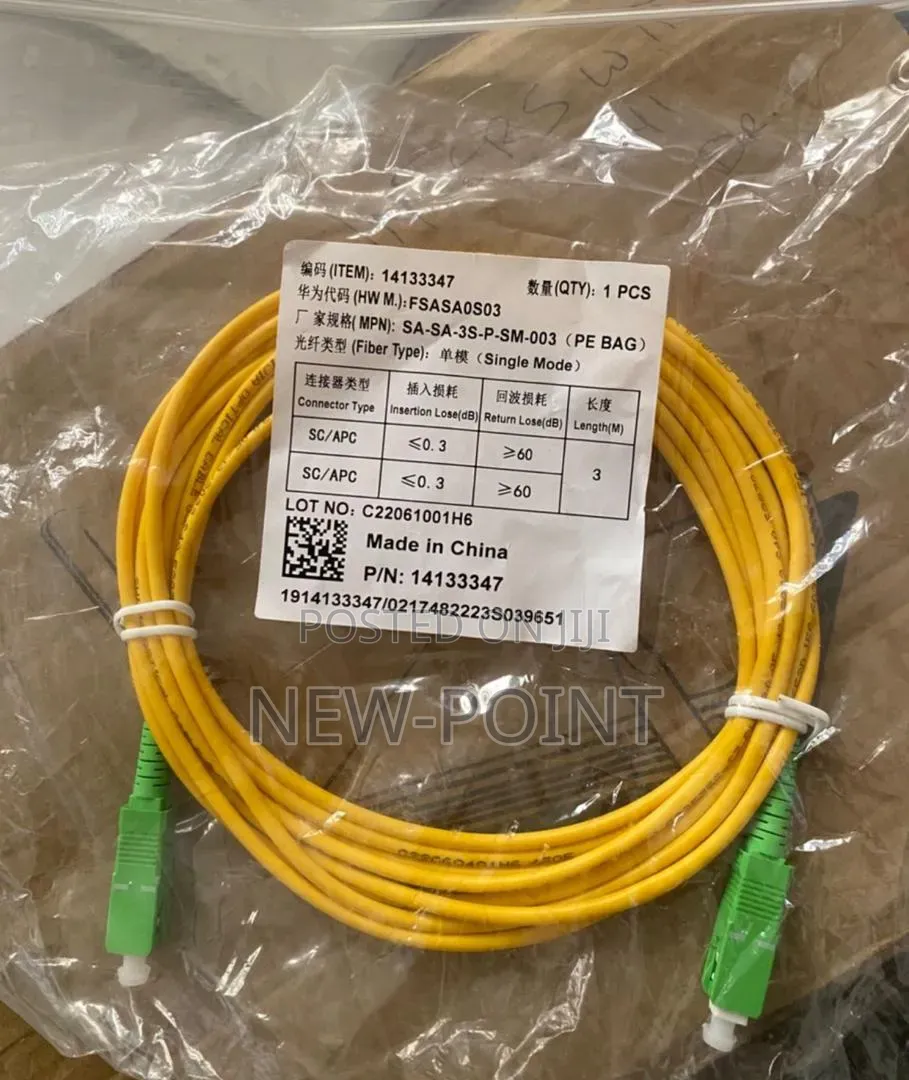 1.5m Sc-Sc/Apc Fiber Optic Patch Cord – Fast Stable Network