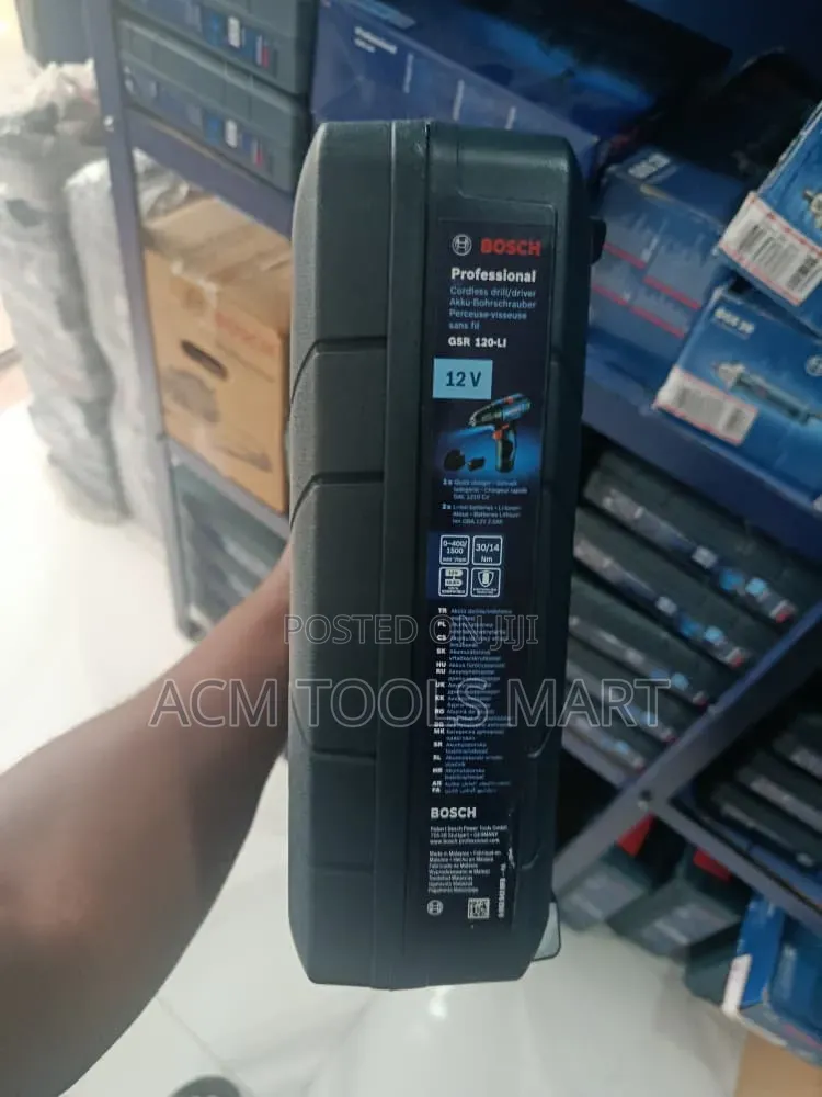 Bosch GSR 120-Li Cordless Drill Driver 12v Professional Kit