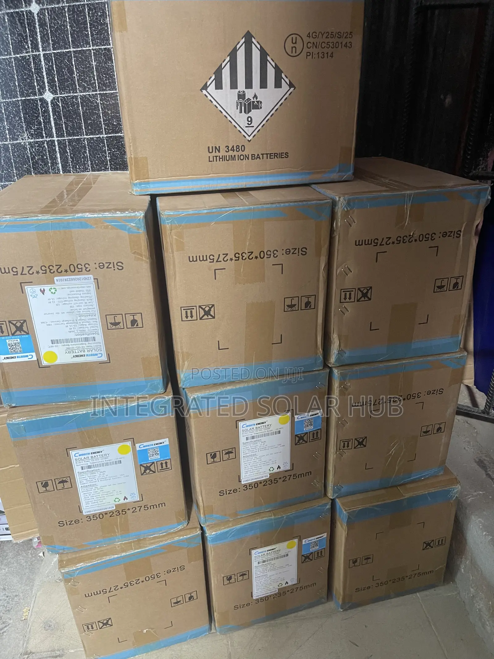 1.2kw 100a Cworth Lithium Battery 12v
