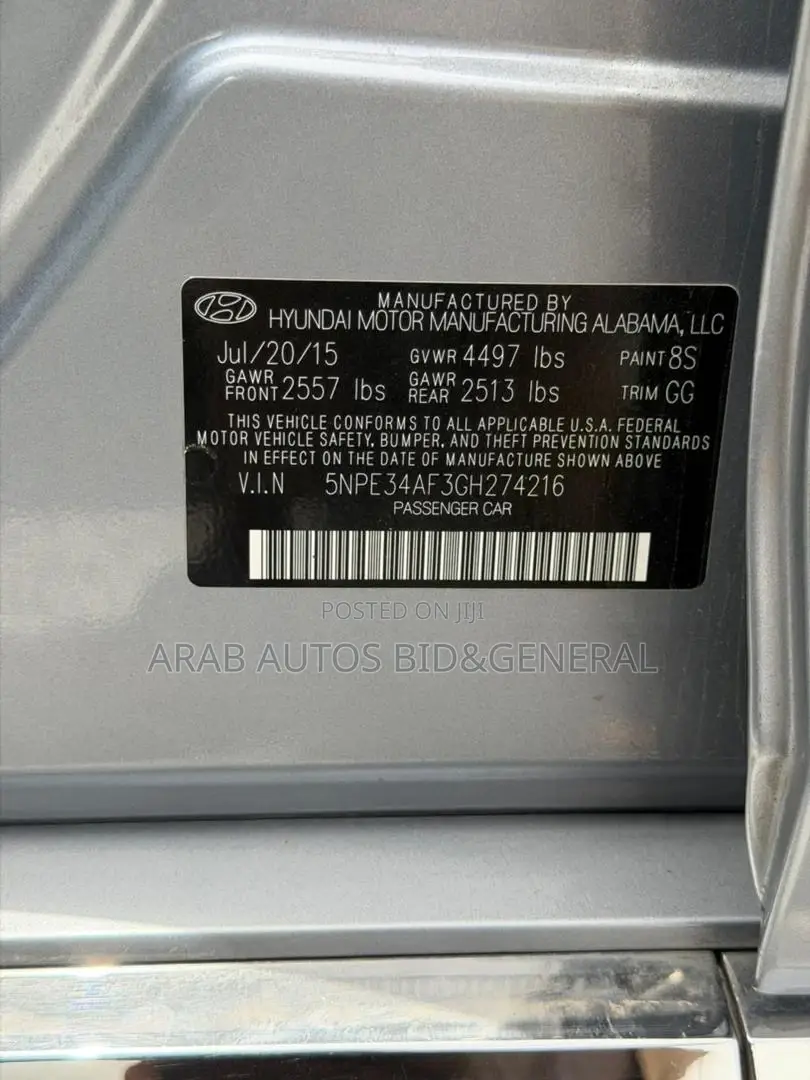 Hyundai Sonata 2016 Gray