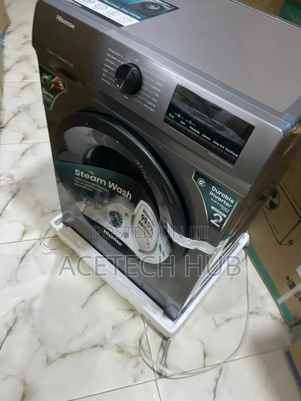 Wash More Efficiently With Hisense 8kg