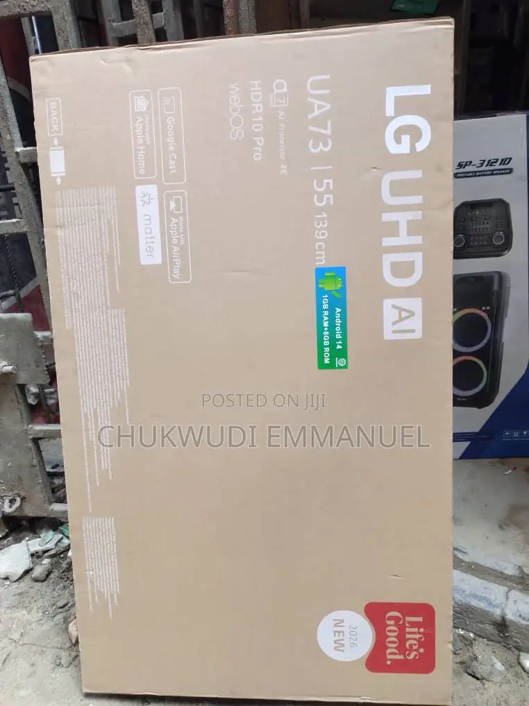 Lg Ua73 55” Smart Tv – Exceptional Picture and Sound Quality