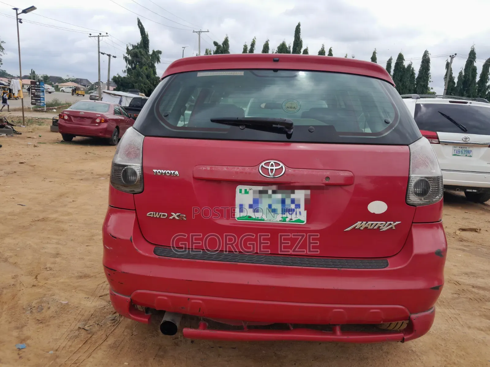 Toyota Matrix 2006 Red