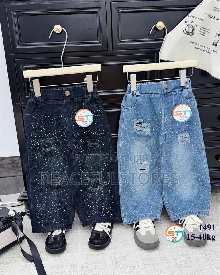 Blue Stoned Jeans