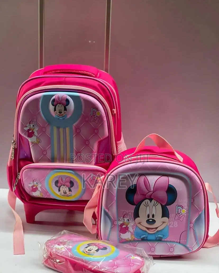 Lunch Box Bag for Children/Students With Different Cartoon Characters