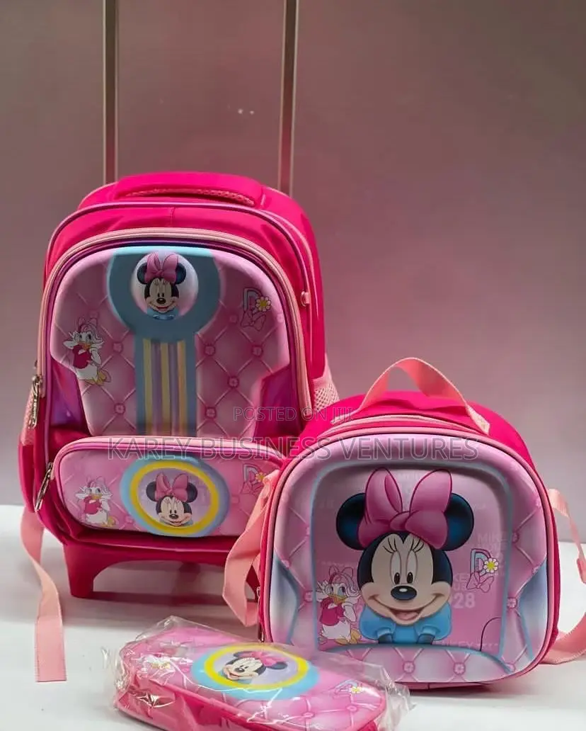 Lunch Box Bag for Children/Students With Different Cartoon Characters