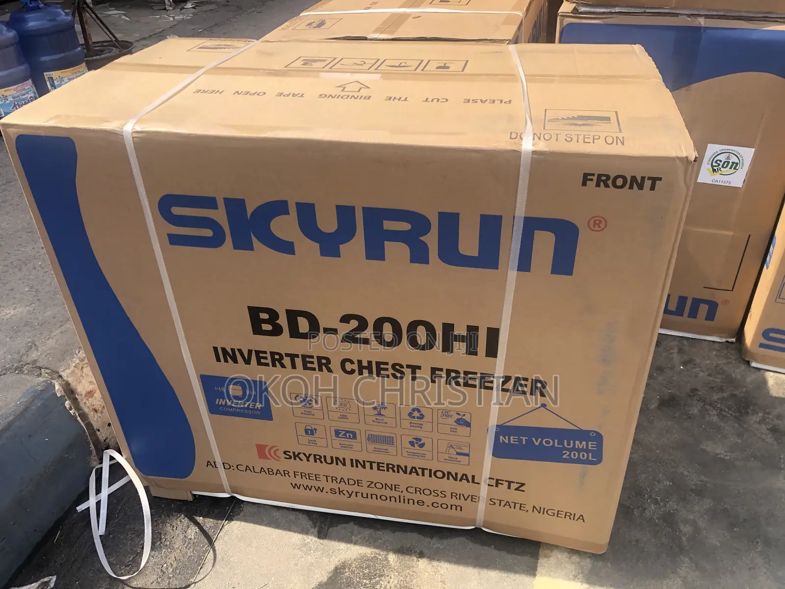 Skyrun 200liters Inverter Freezer