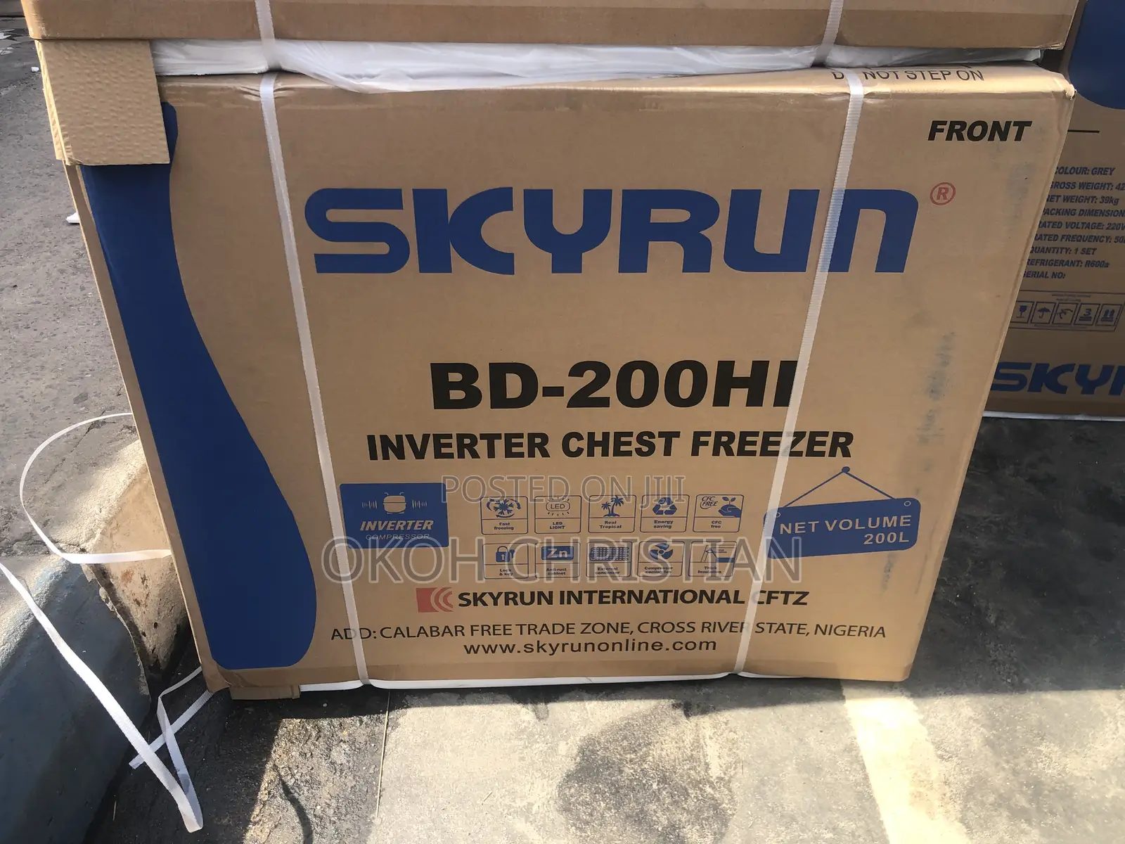 Skyrun 200liters Inverter Freezer