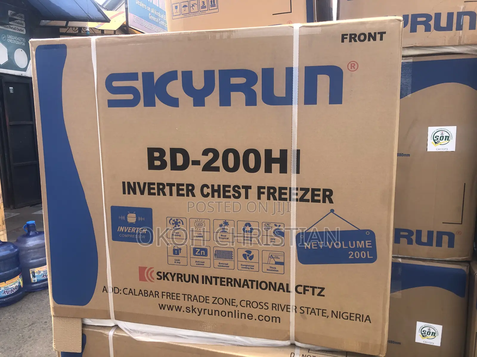 Skyrun 200liters Inverter Freezer