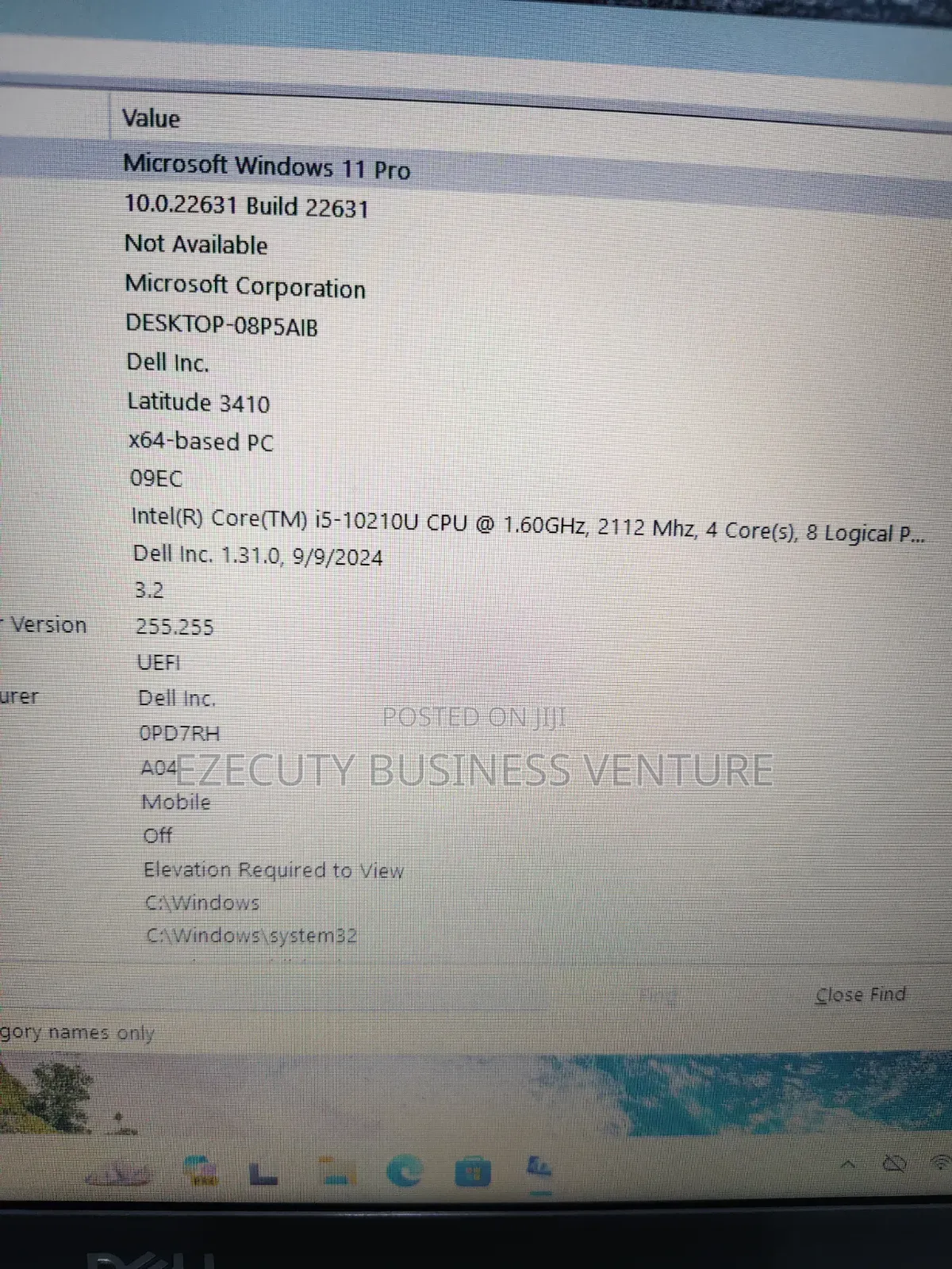 Laptop Dell Latitude 3410 8GB Intel Core i5 SSD 256GB