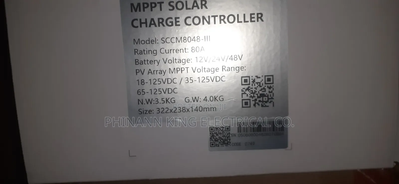 Felicity Solar Charge Controller 80a MPPT