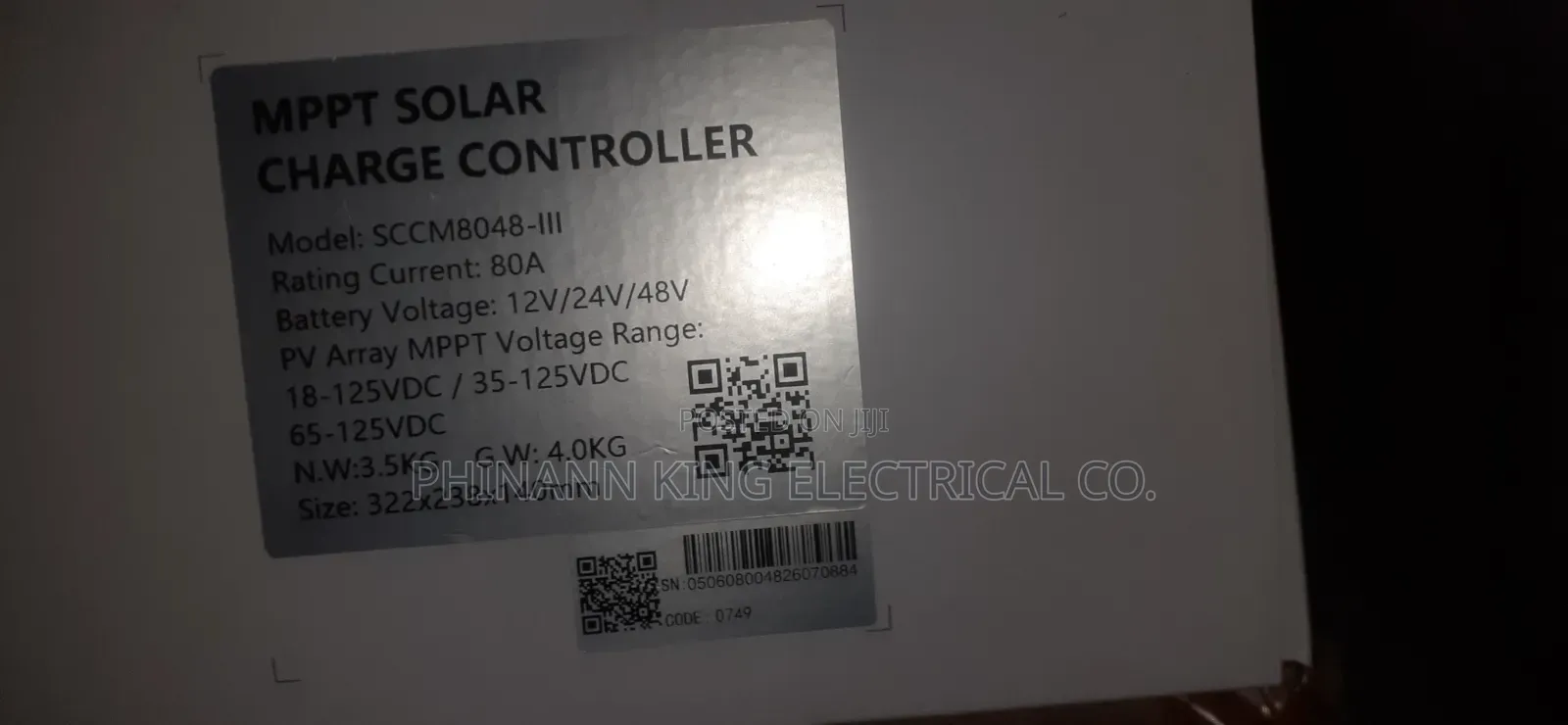 Felicity Solar Charge Controller 80a MPPT