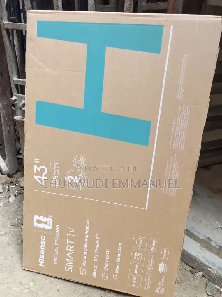Original Hisense 43” Television – Smart Connectivity Made Easy