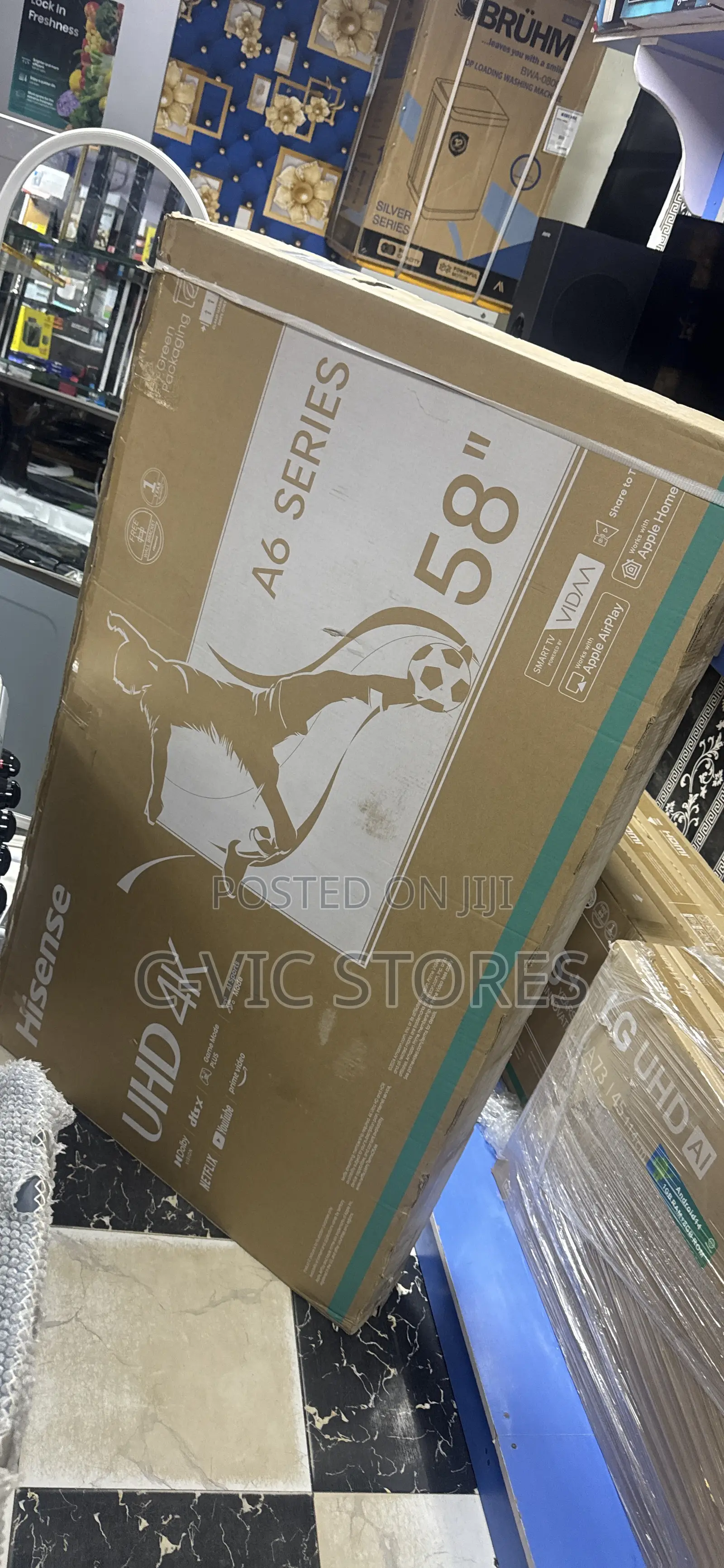Hisense 58” A6 Series Uhd Smart Tv