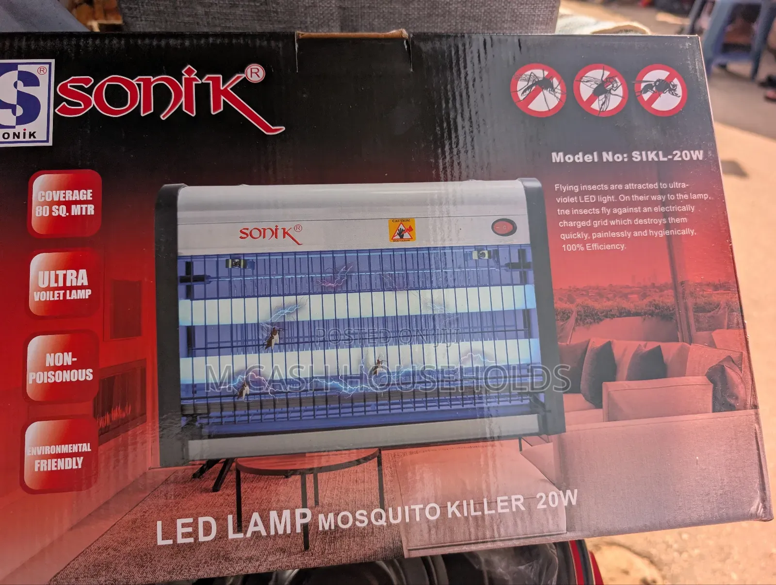 Sonik Japan Insect Killer 20w Indoor/Outdoor